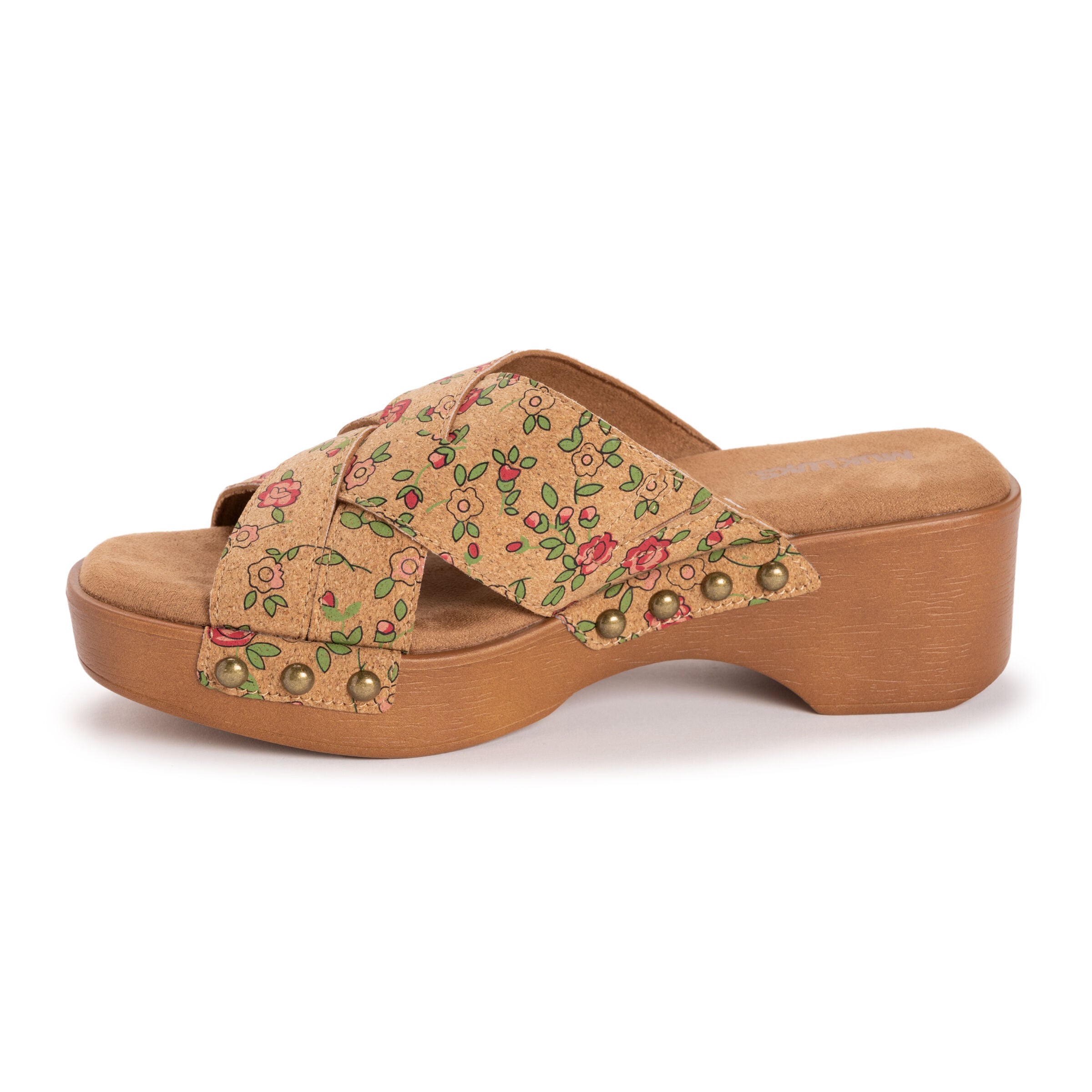 Cadence Sandal, NATURAL FLORAL, alternate image number 3