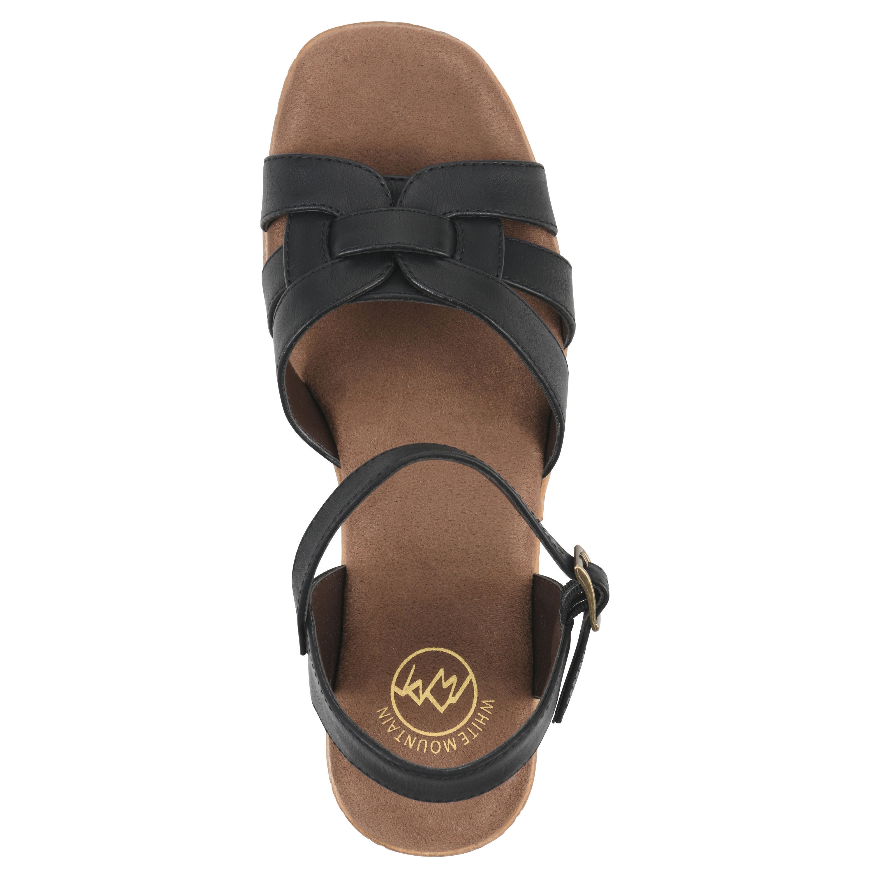 Barista Platform Sandal, BLACK SMOOTH, alternate image number 4