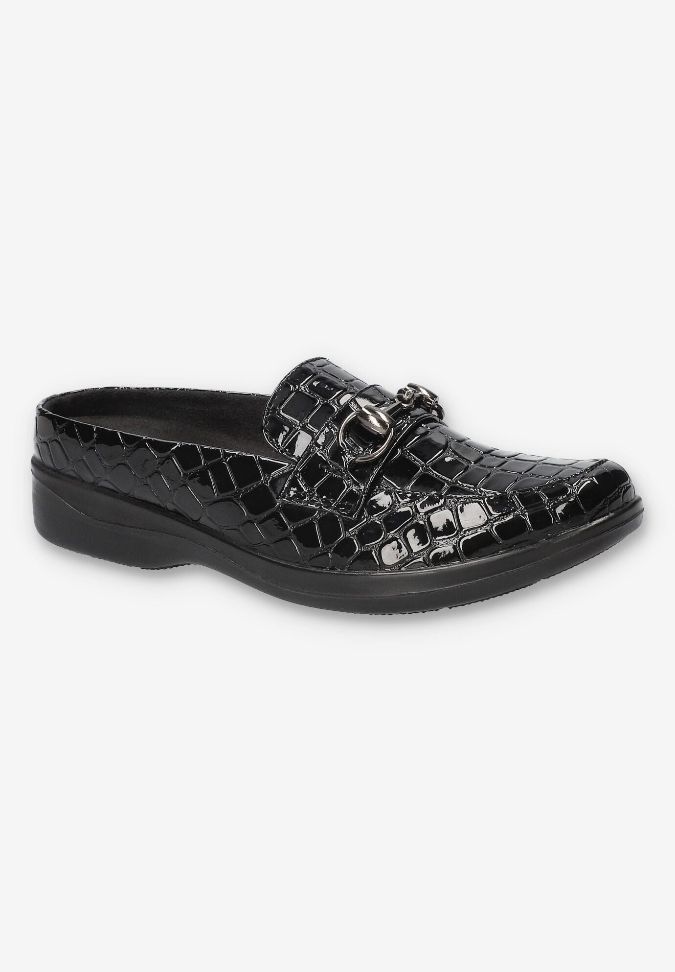 Nell Comfort Mule, BLACK CROCO, hi-res image number 0