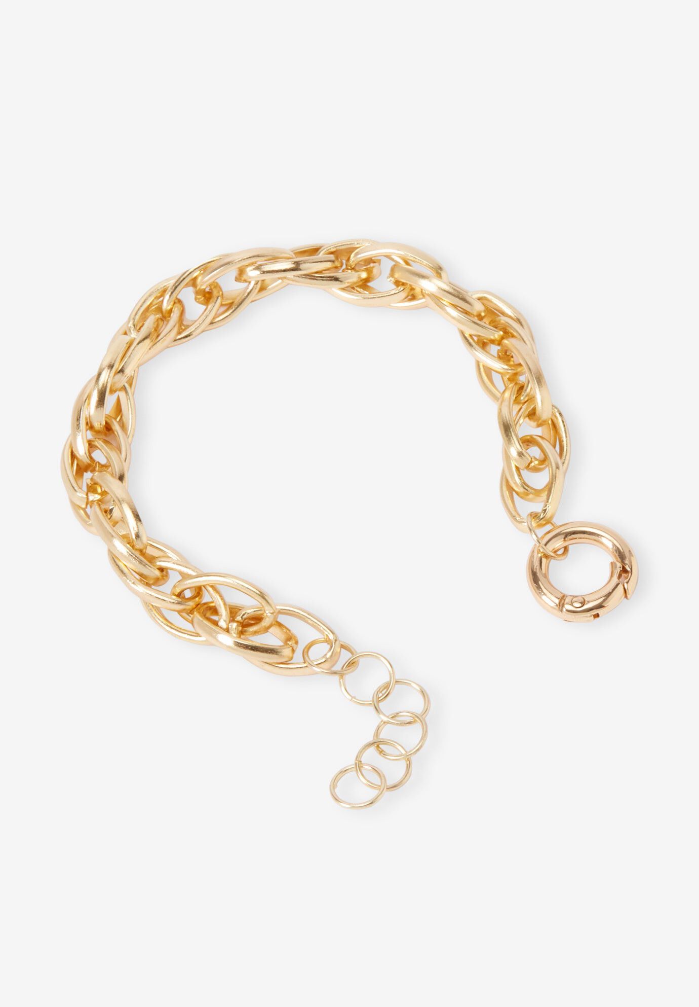 Chain Link Bracelet, GOLD, hi-res image number 0