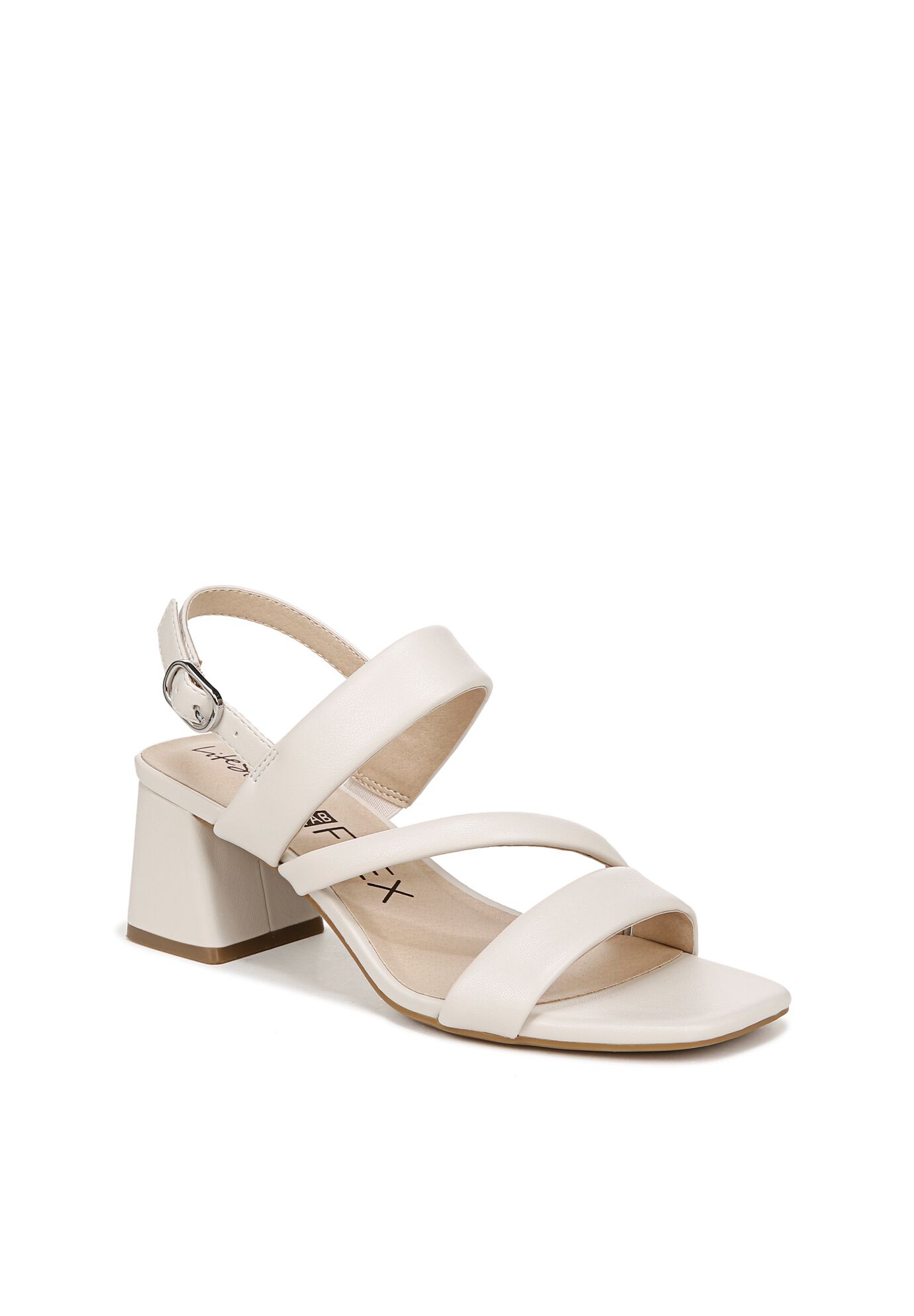 Celia Heeled Sandal, BONE WHITE LEATHER, hi-res image number 0