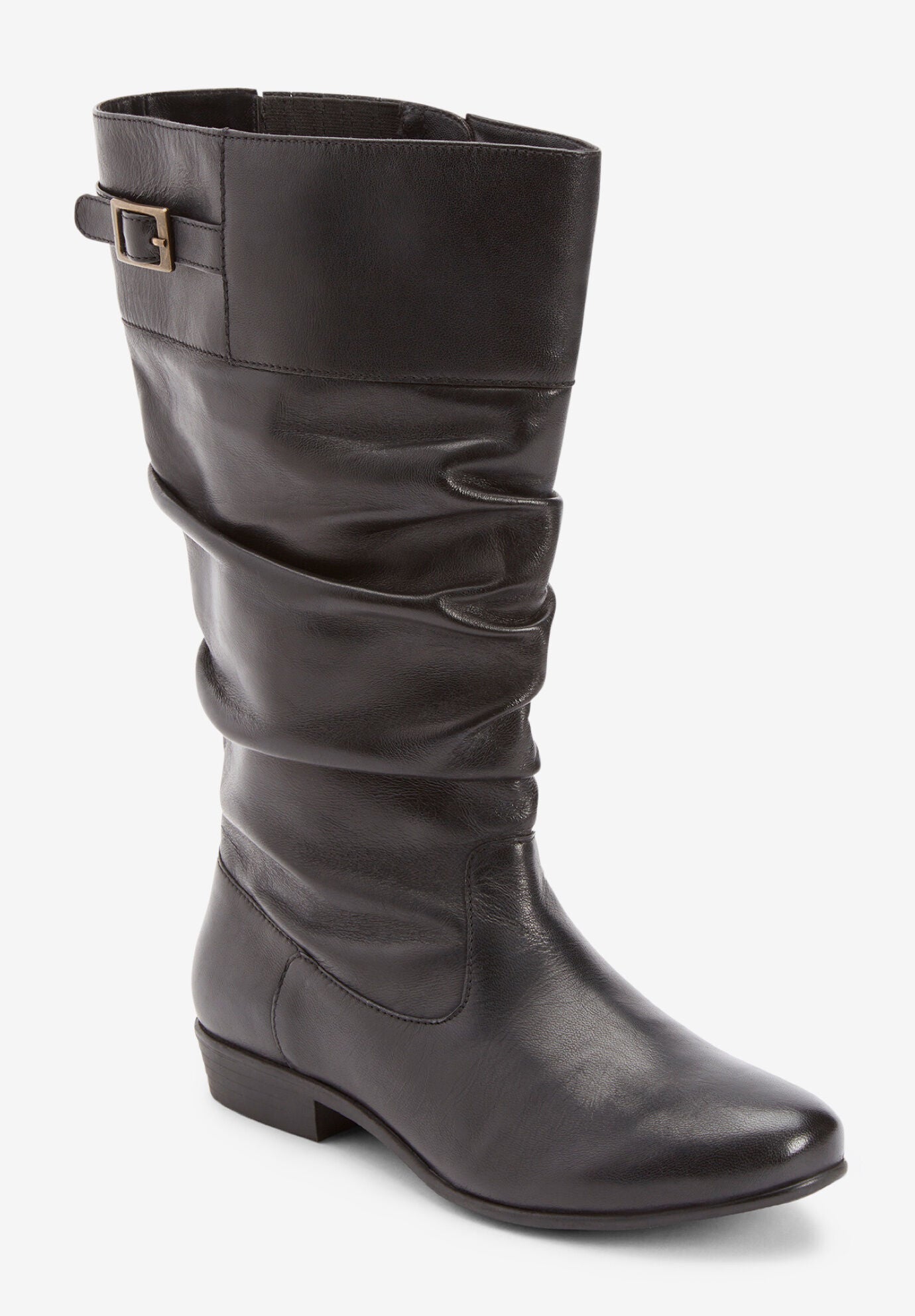 The Monica Wide Calf Leather Boot Avenue