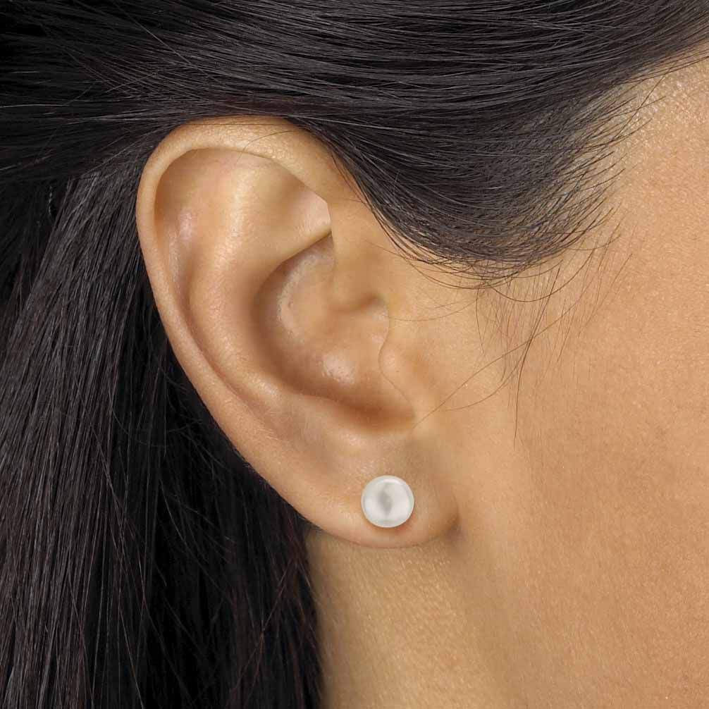 3 Piece Cultured Freshwater Pearl Necklace Bracelet and Earrings Set .925 Silver, WHITE, alternate image number 2