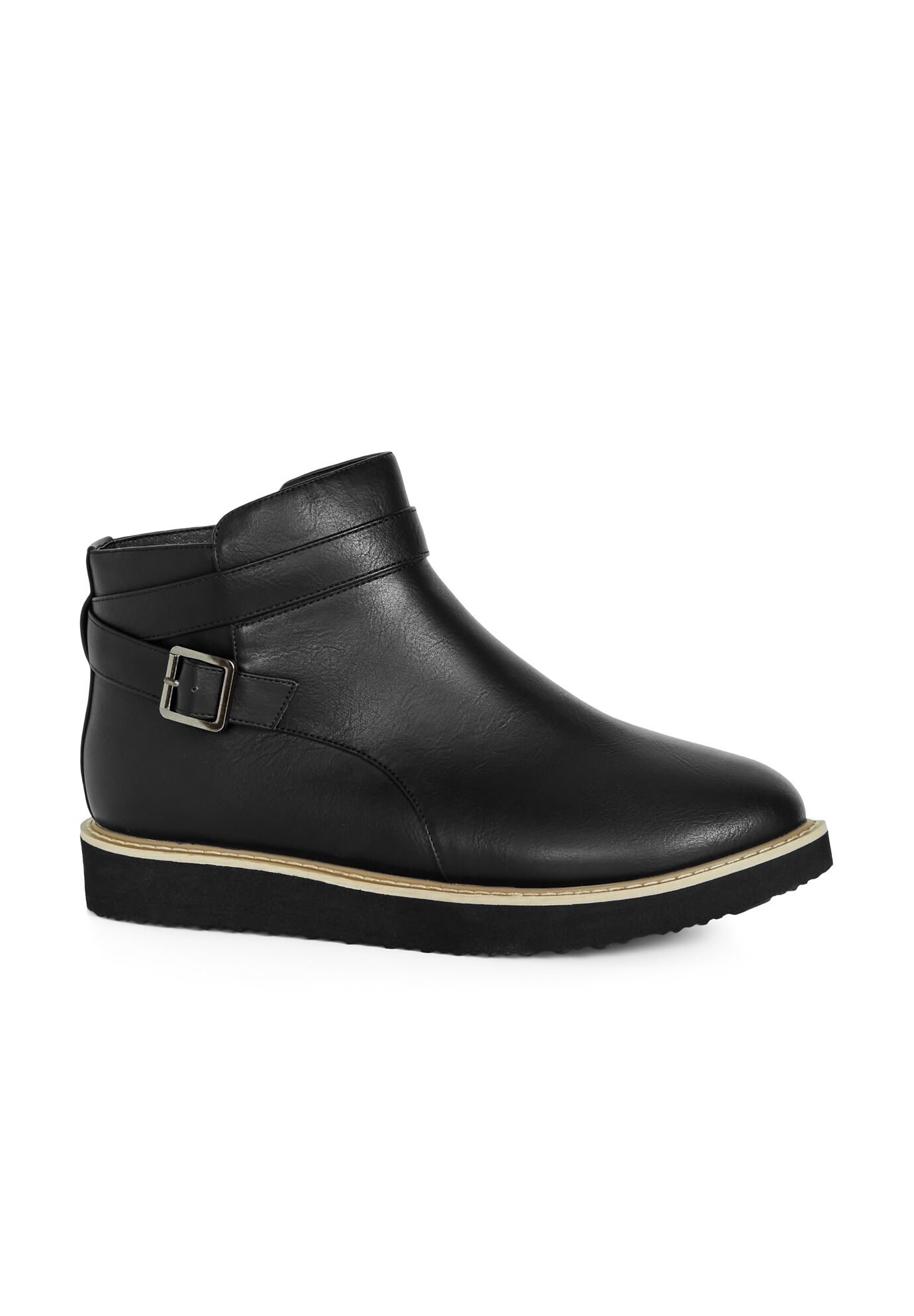 WIDE FIT Valentina Ankle Boot, BLACK, hi-res image number 0