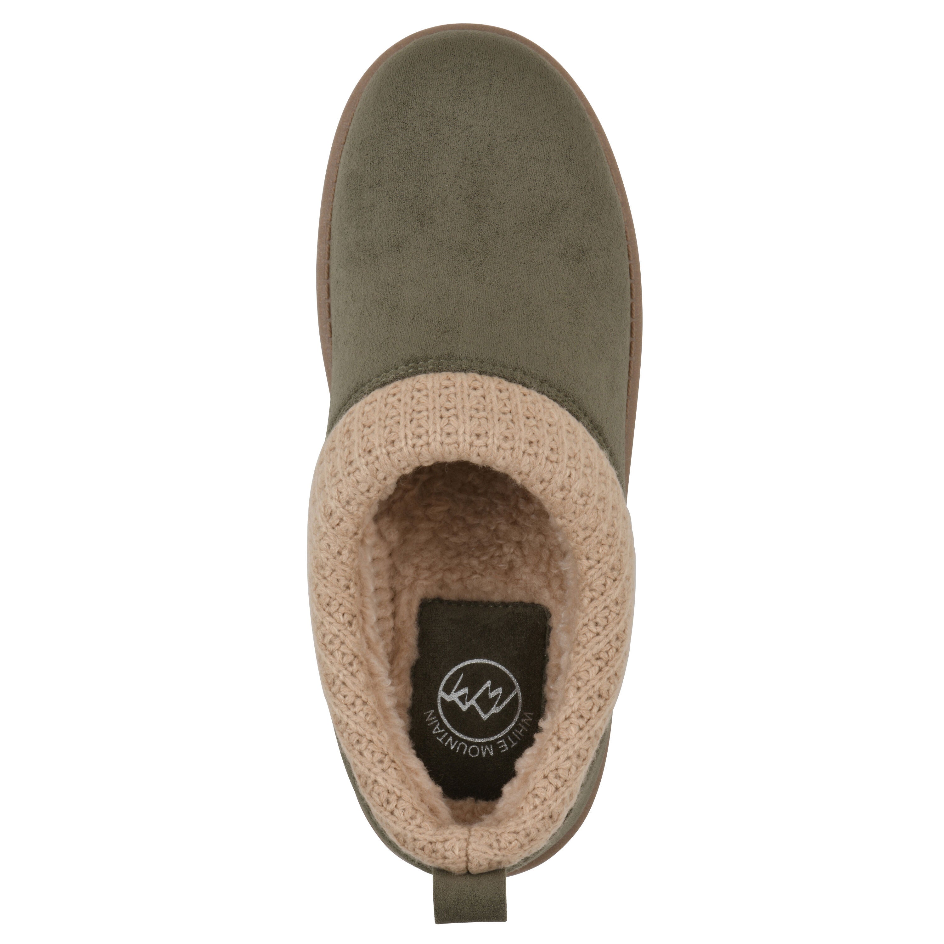 Iceboat Slip-on Clog, OLIVE FABRIC, alternate image number 4