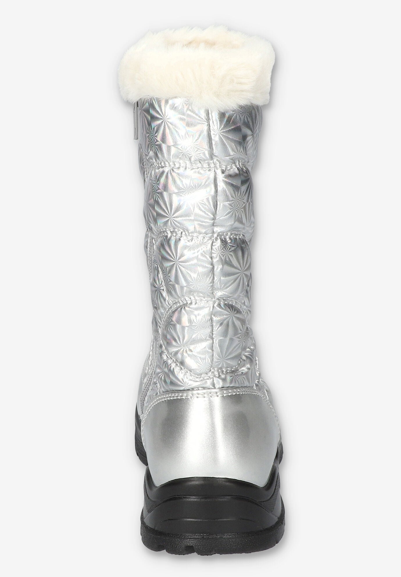 Cuddle Waterproof Boot, SILVER PATENT, on-hover image number 1