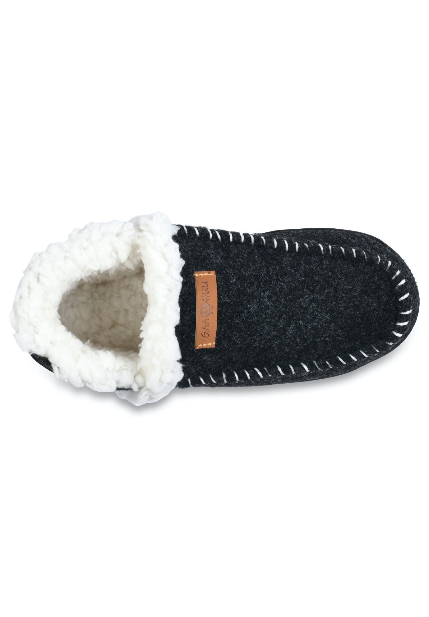 Faux Wool Ankle Slipper Boot Slippers