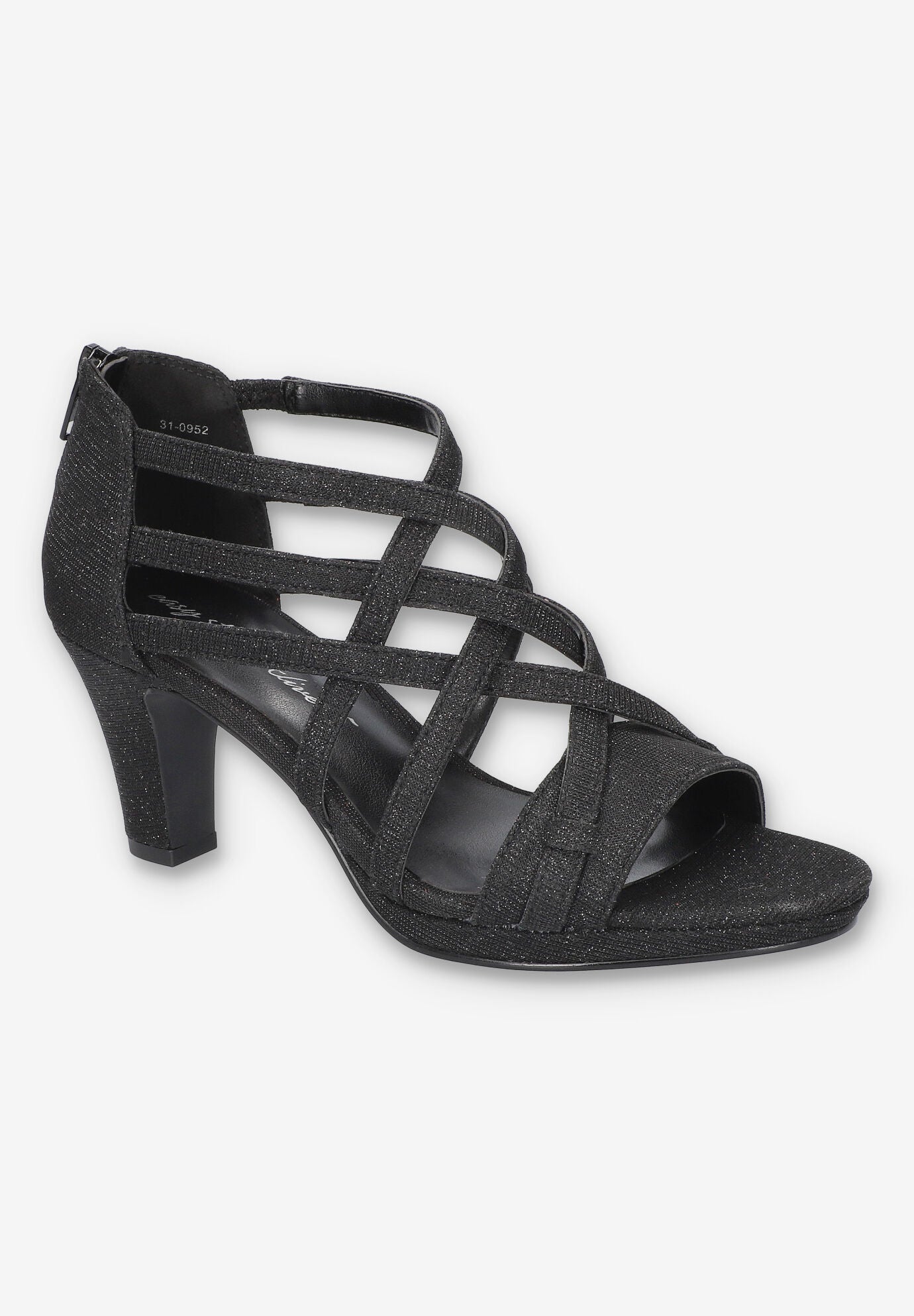 Bee Sandal, BLACK GLITTER, hi-res image number 0