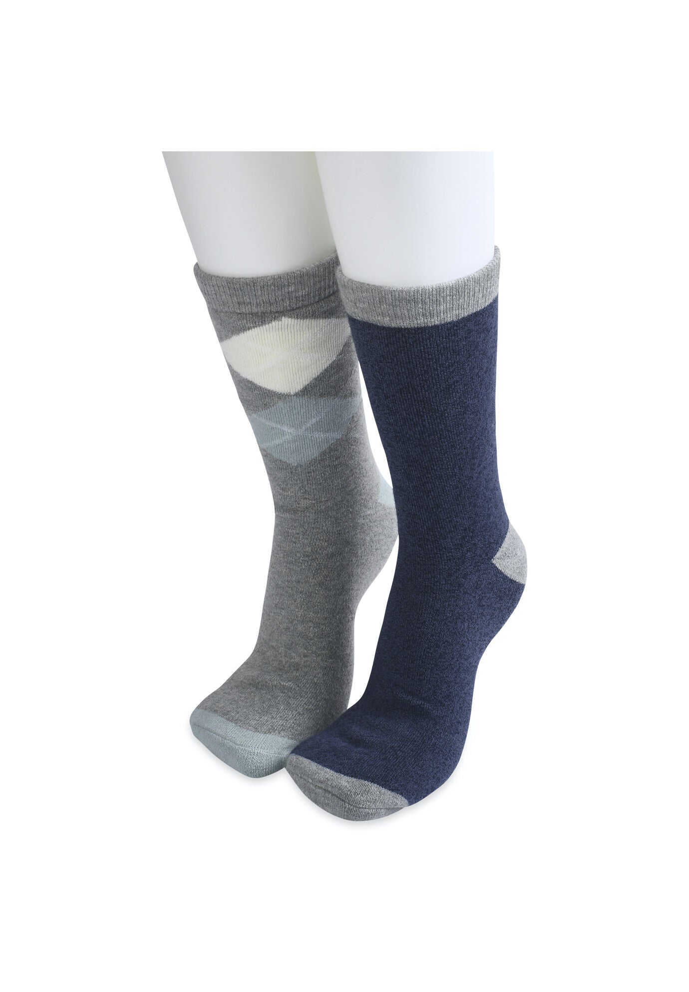 2 Pack Super Soft Midweight Cushioned Thermal Socks, , on-hover image number 1