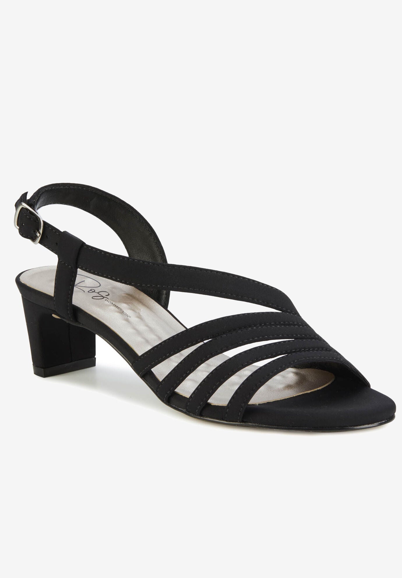 Lettie Heeled Sandal, BLACK MICRO, hi-res image number 0