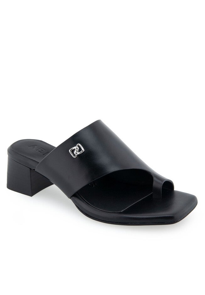 Etta Sandal, BLACK LEATHER, hi-res image number null