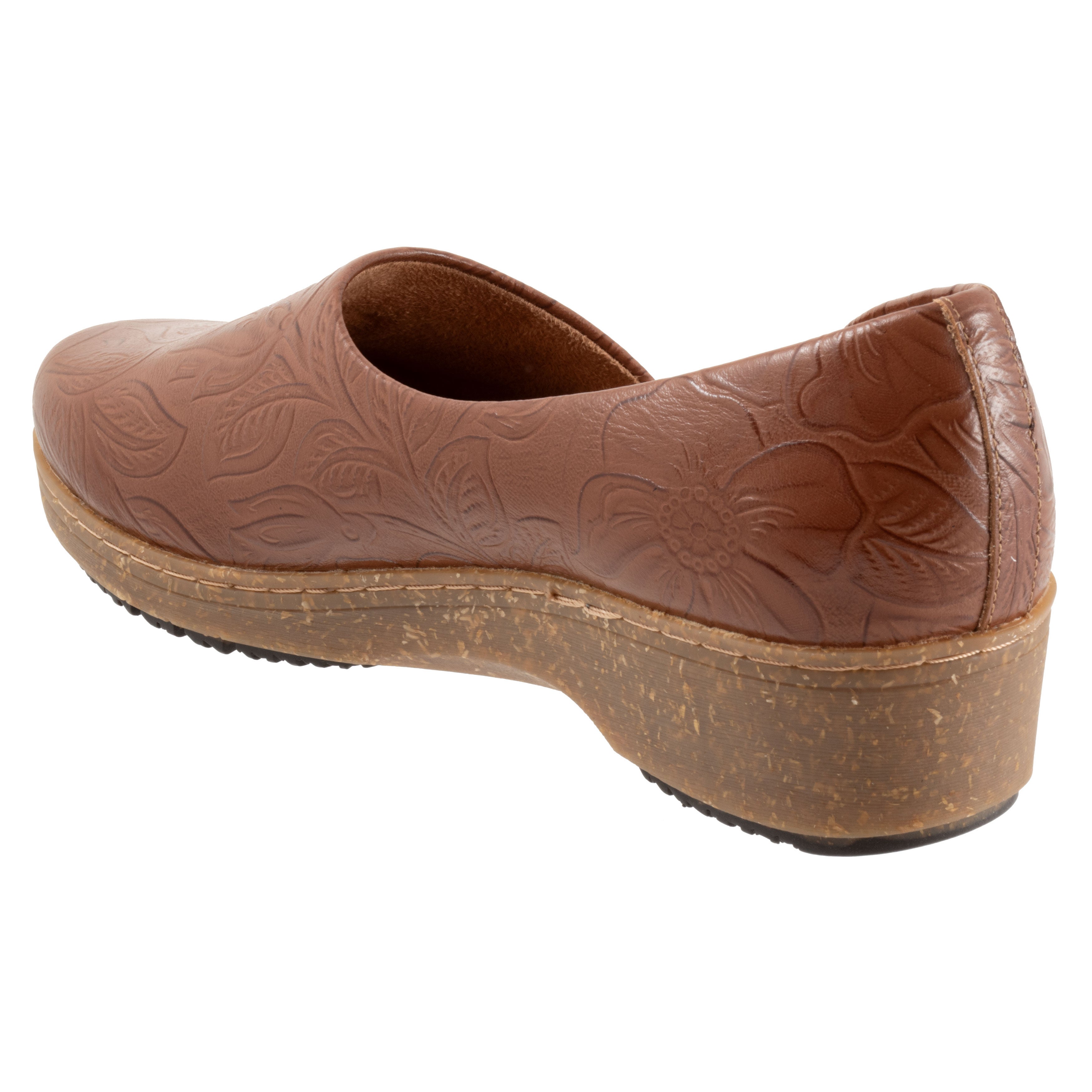 Addie Clog, DARK LUGGAGE FLORAL, on-hover image number 1