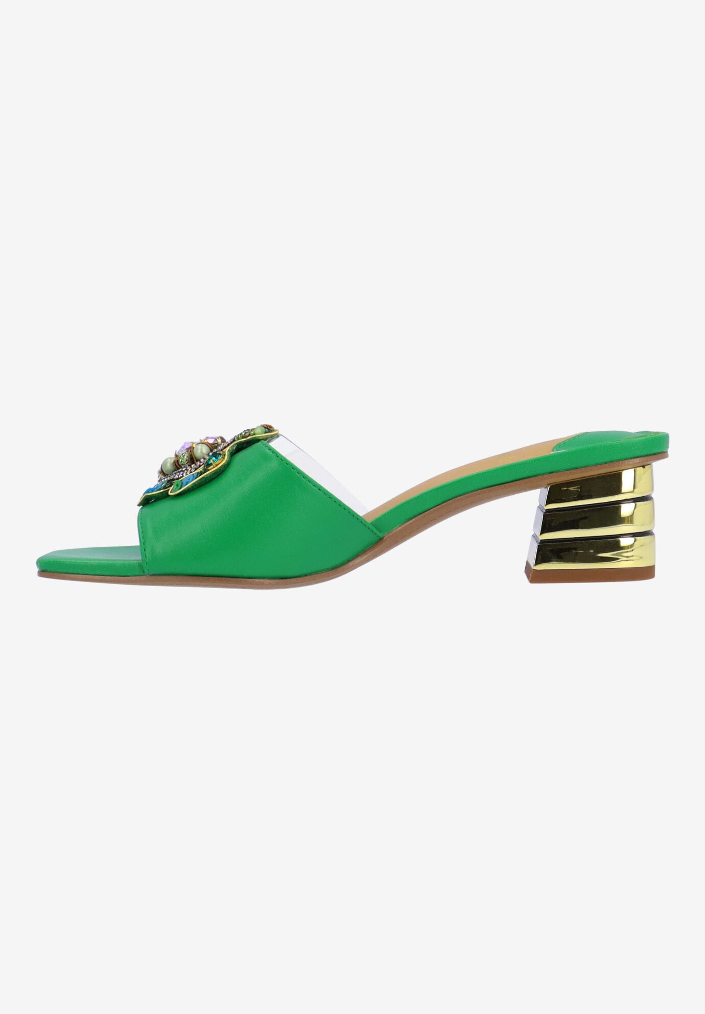 Torti Slip-On Sandal, CLEAR GREEN, alternate image number 5