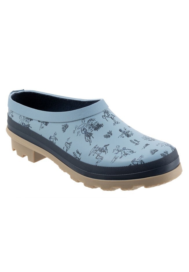 Cow Girl Garden Clog, LIGHT BLUE, hi-res image number null