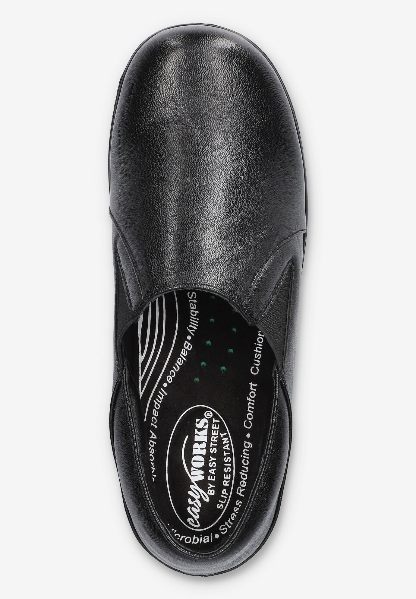 Domino Slip-Resistant Clog, BLACK, alternate image number 6