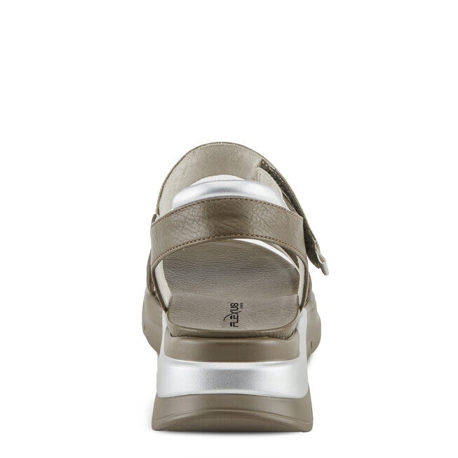 Zashine Sandal, DARK BROWN, on-hover image number null