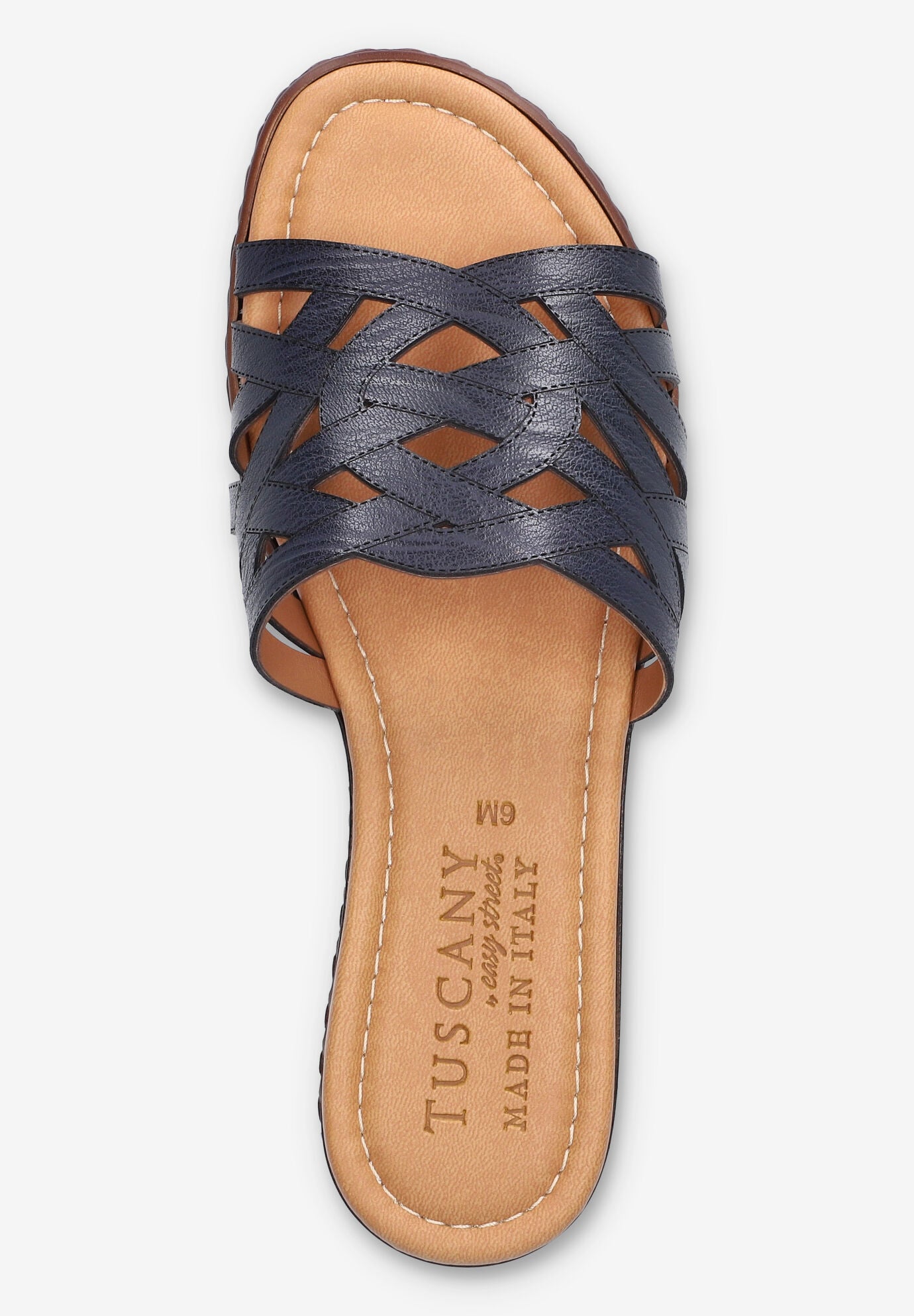 Edda Wedge Sandal, NAVY, alternate image number 6