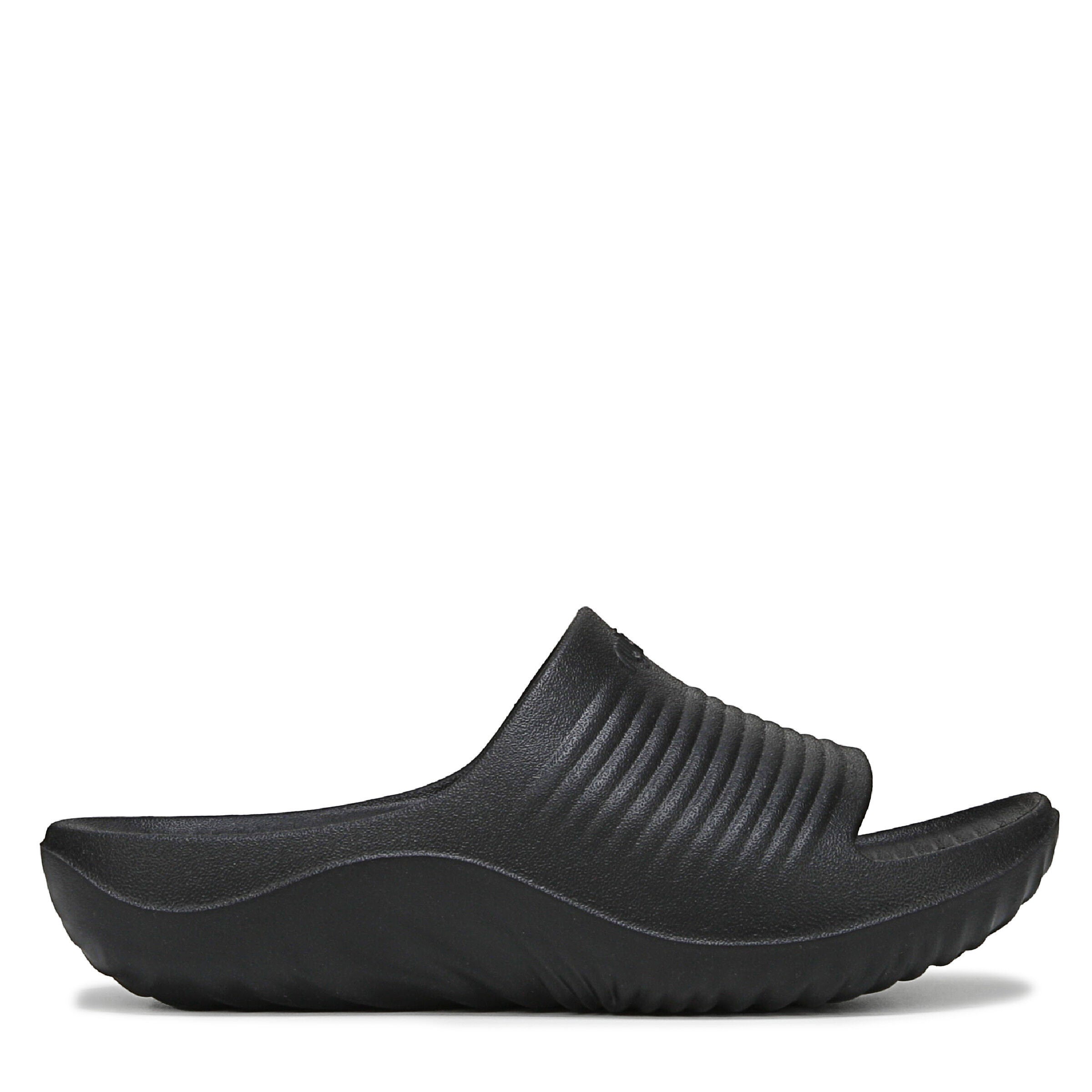Echo Recovery Slide Sandal, BLACK, alternate image number 3