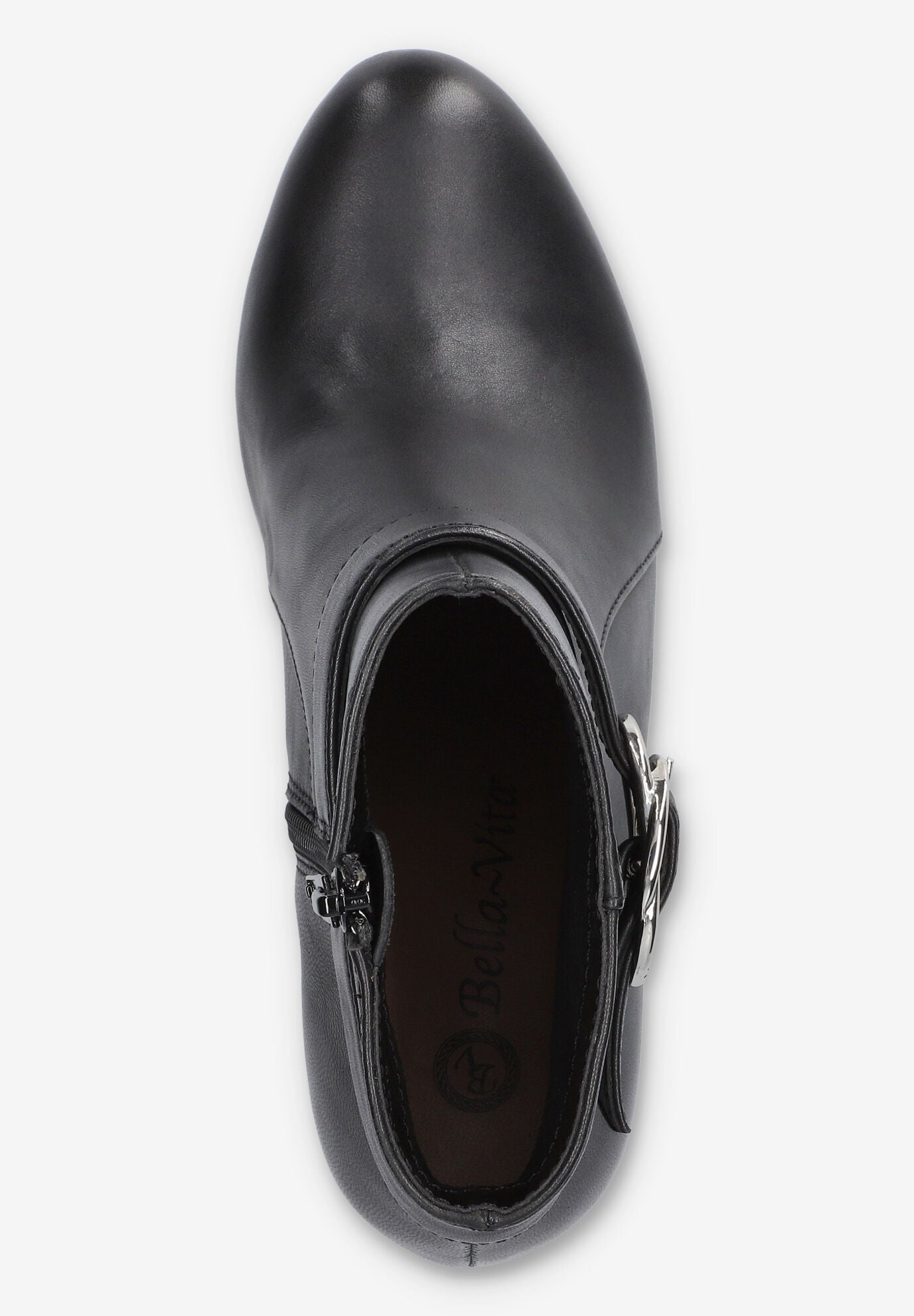 Gamela Dress Ankle Boot, BLACK LEATHER, alternate image number 6