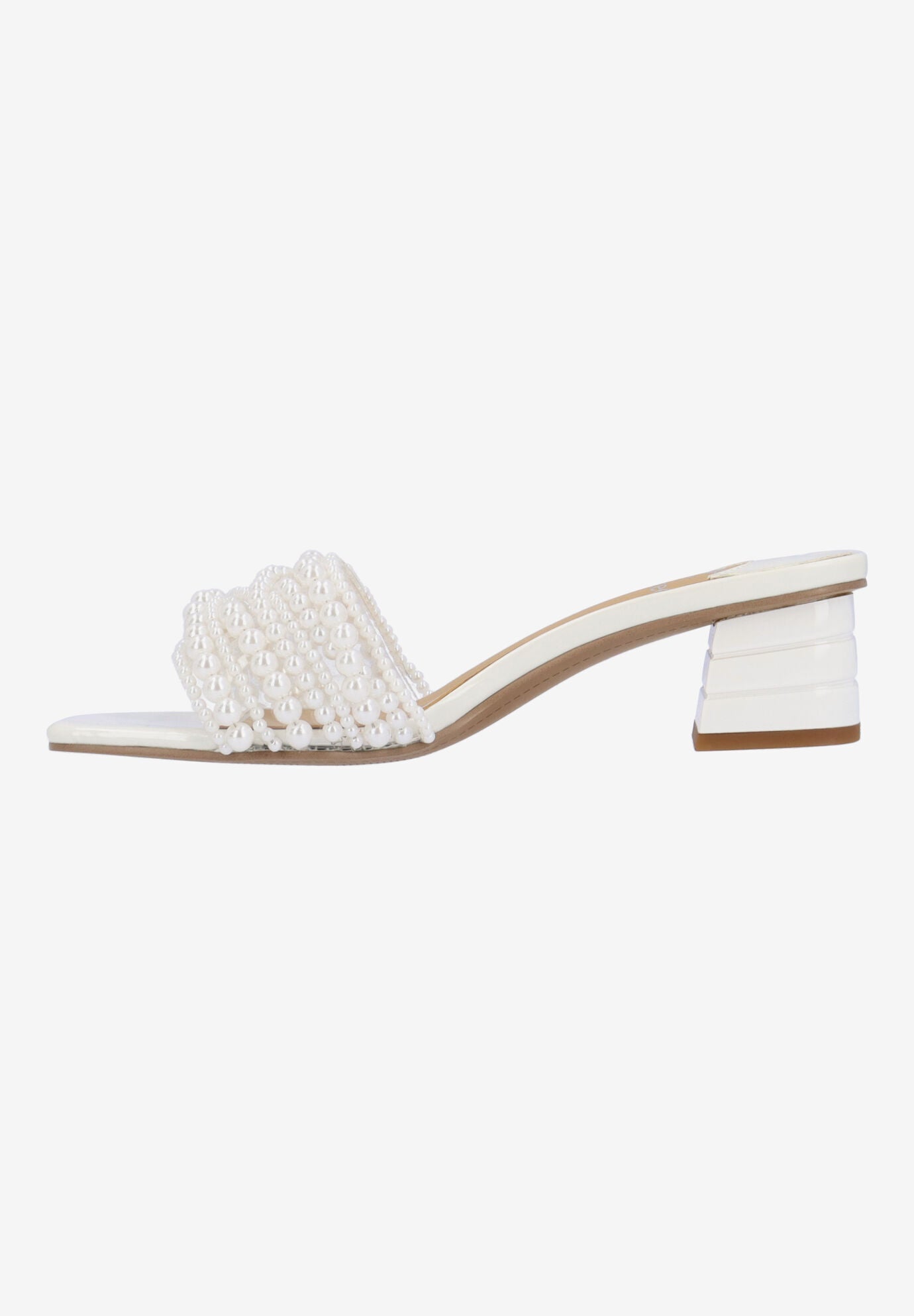 Purla Slip-On Sandal, CLEAR WHITE, alternate image number 4