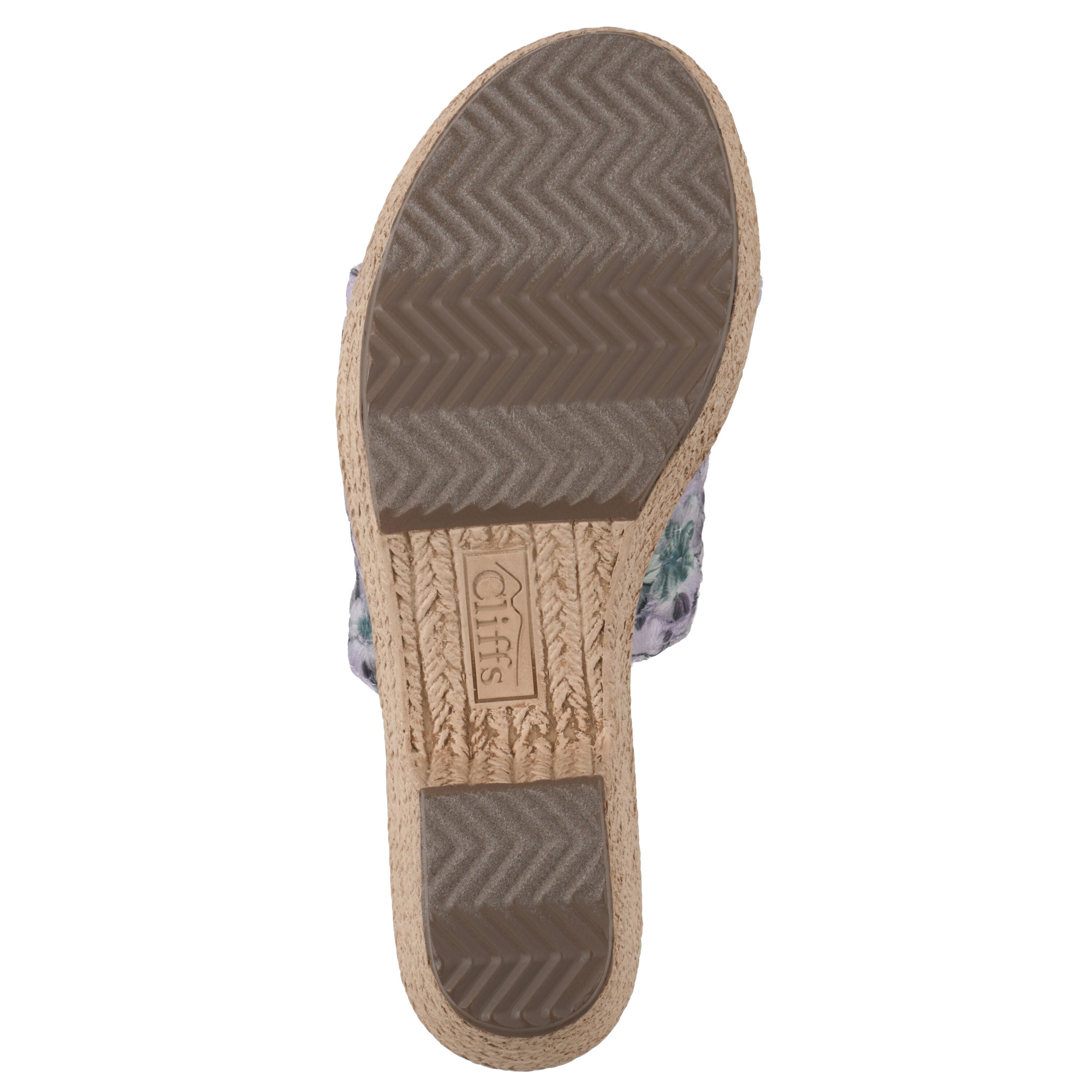 Biancia Wedge Sandal, LAVENDER FLORAL, alternate image number 5