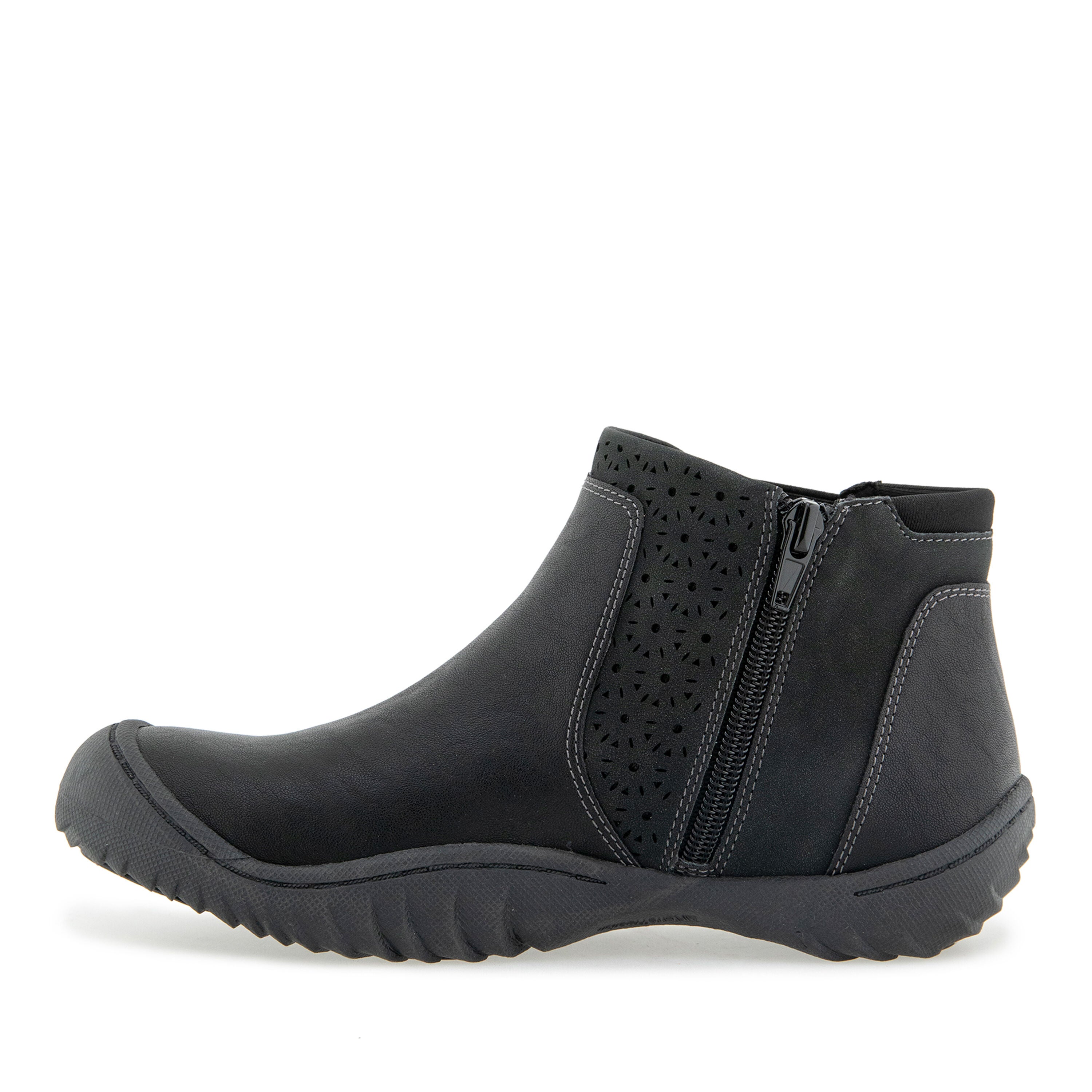 Jemma Water Resistant Casual Boot, BLACK, alternate image number 3