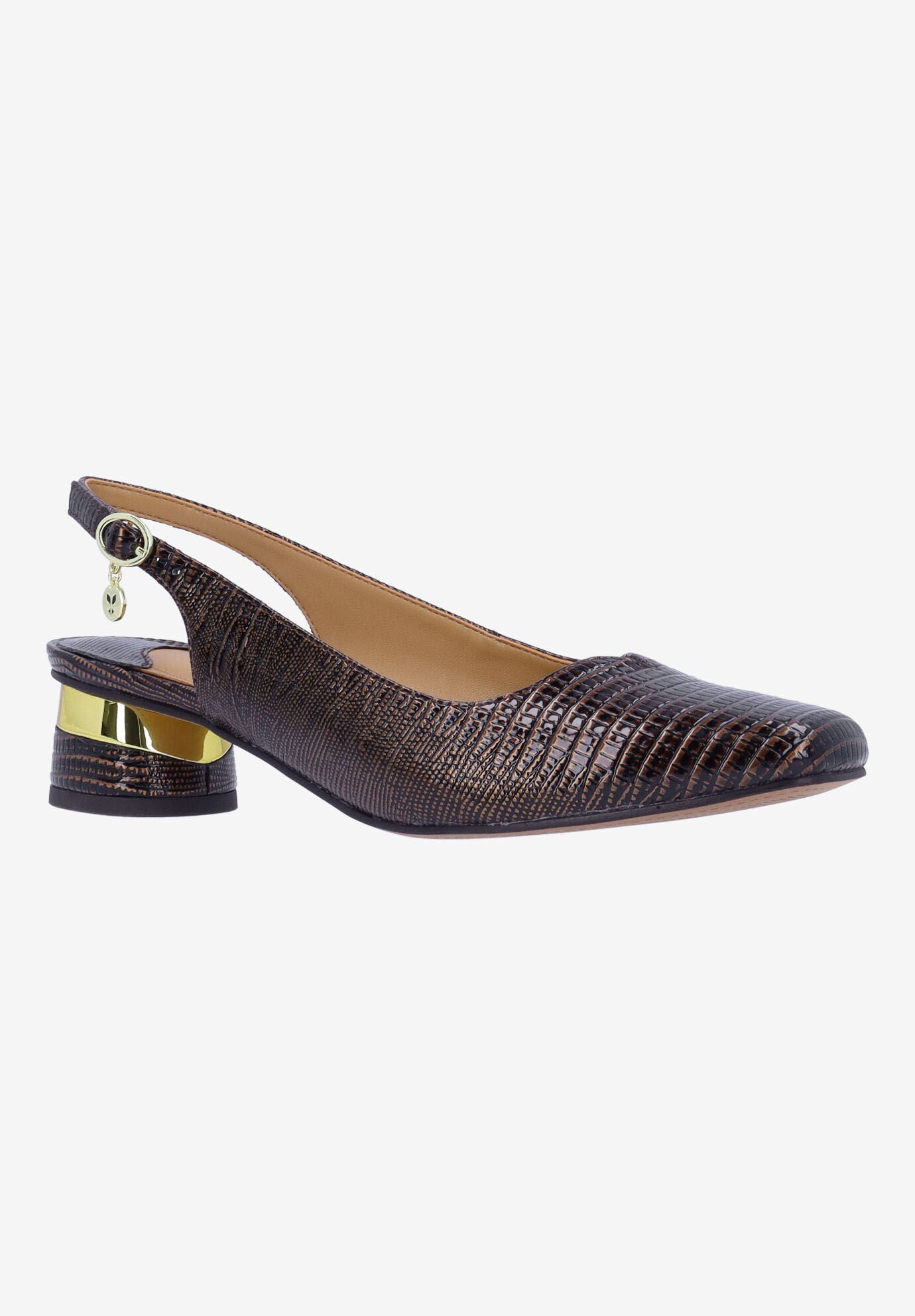 Taveta Square Toe Pump, COGNAC, hi-res image number 0