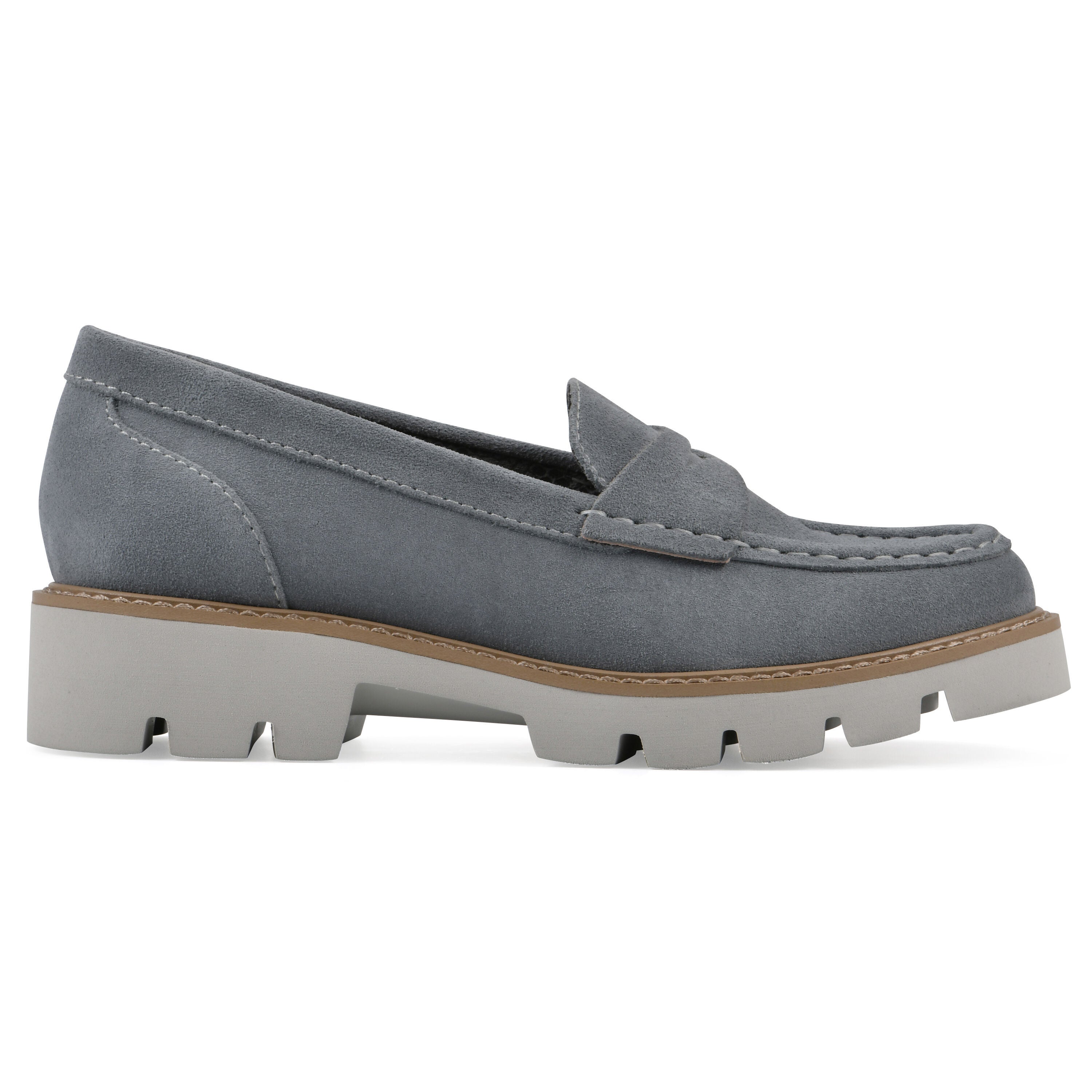 Gunner Lug Sole Loafer - WIDE, BLUE RASPBERRY, alternate image number 2