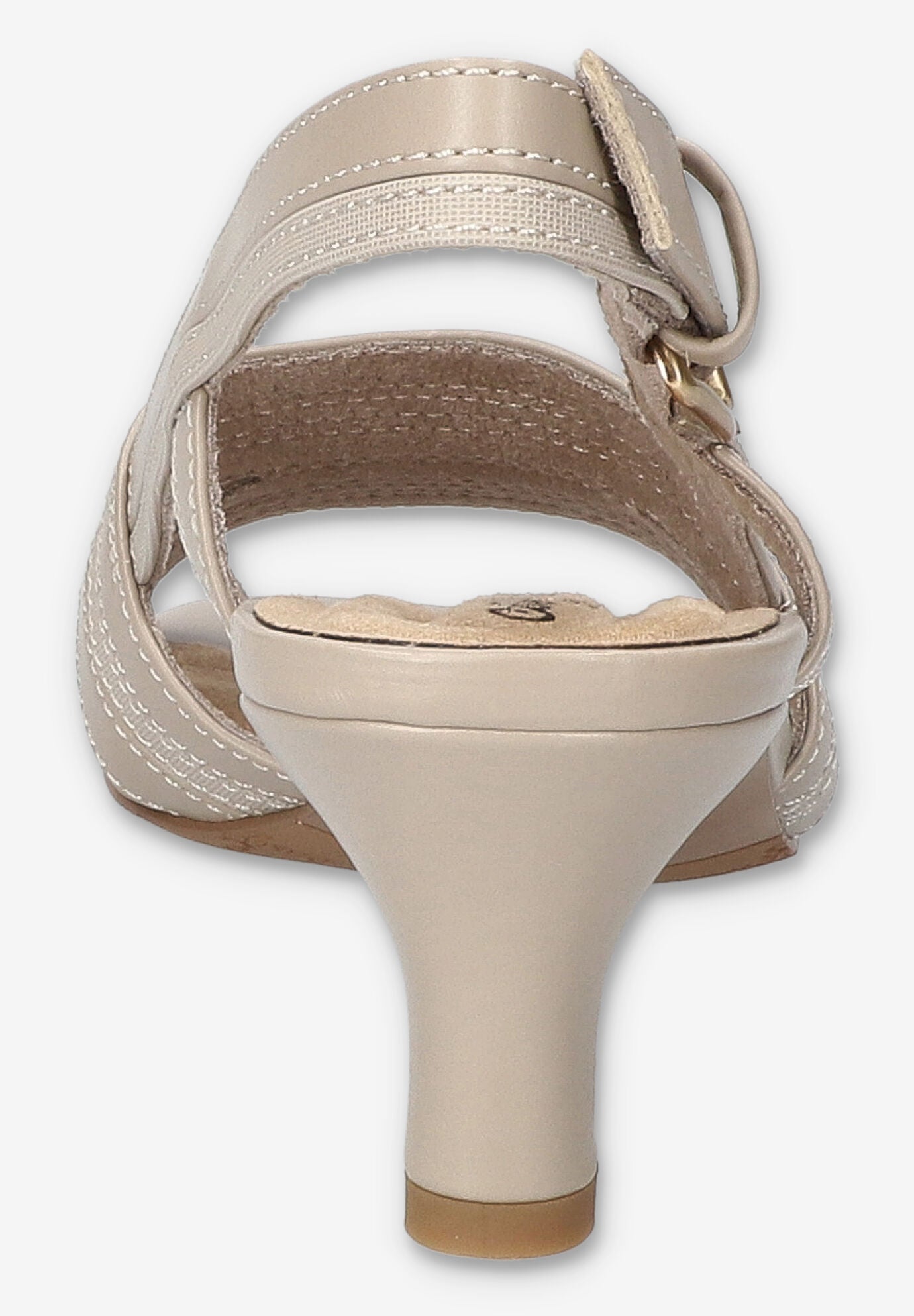 Meghan Slingback Heeled Sandal, MUSHROOM OATMEAL, alternate image number 3