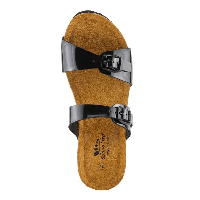Bynum Sandal, BLACK PATENT, alternate image number null