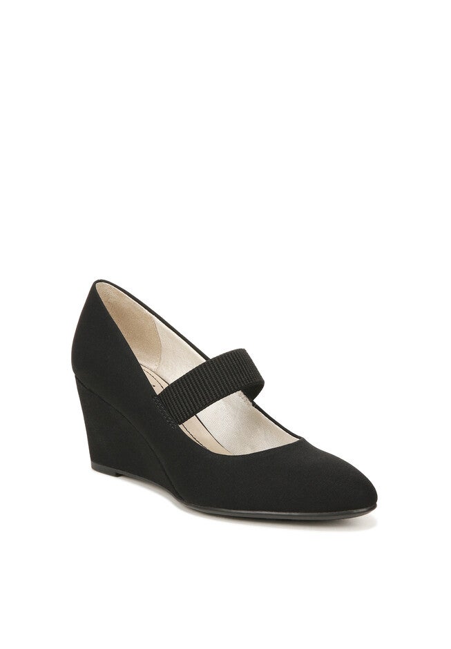 Gio Mj Dressy Flat, BLACK FABRIC, hi-res image number null