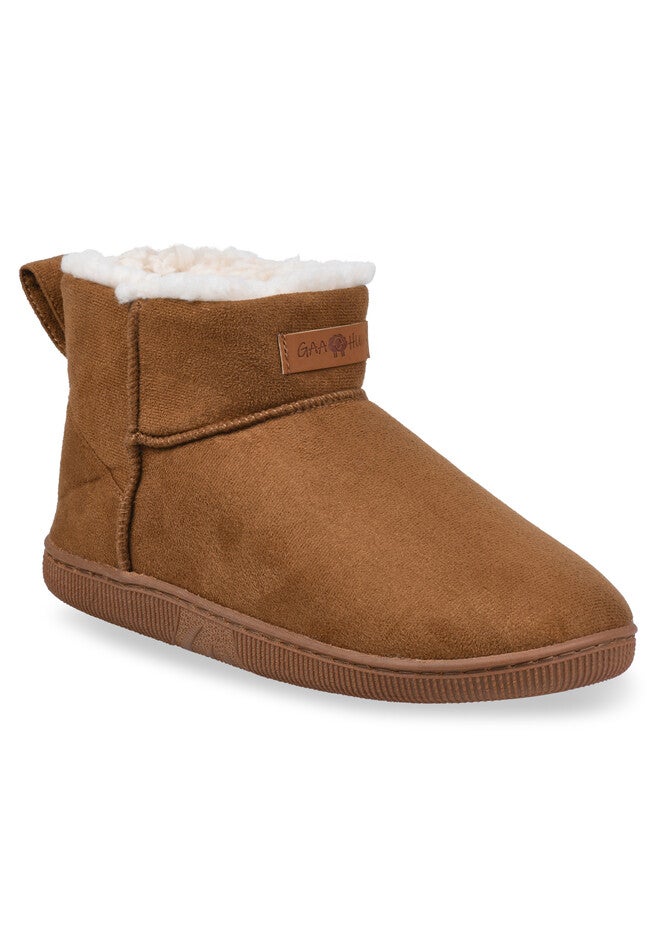 Polysuede Low Cut Ankle Slipper, CAMEL, hi-res image number 0