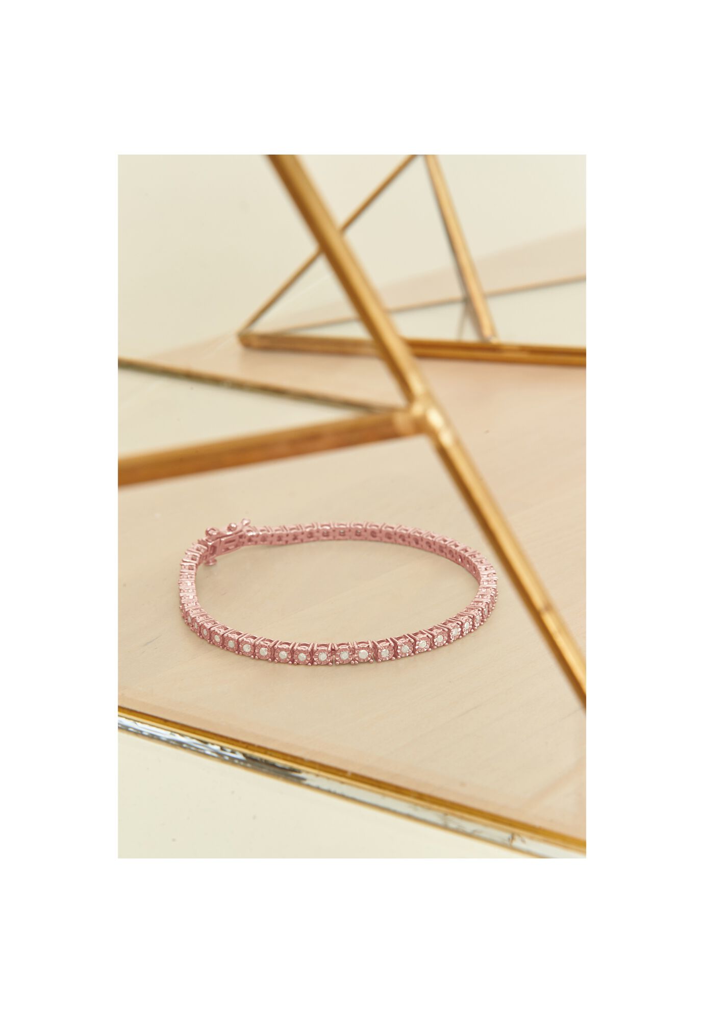 Silver 1.0 Cttw Miracle-Set Diamond Tennis Bracelet - 10 inches, , alternate image number 5