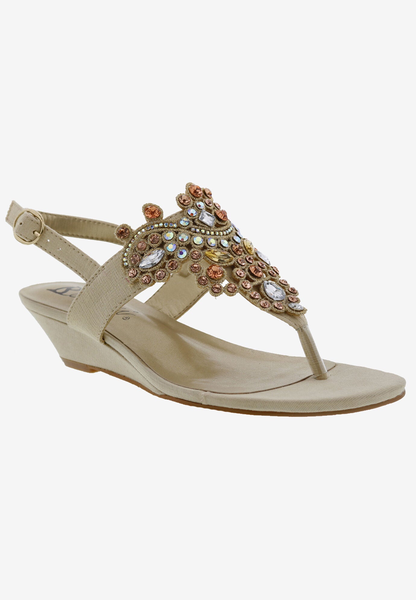 Loni Sandal, NATURAL TEXTILE, hi-res image number 0