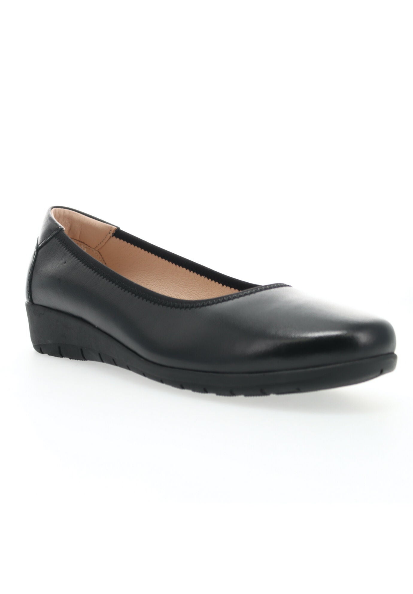 Yara Leather Slip On Flat, BLACK, hi-res image number 0