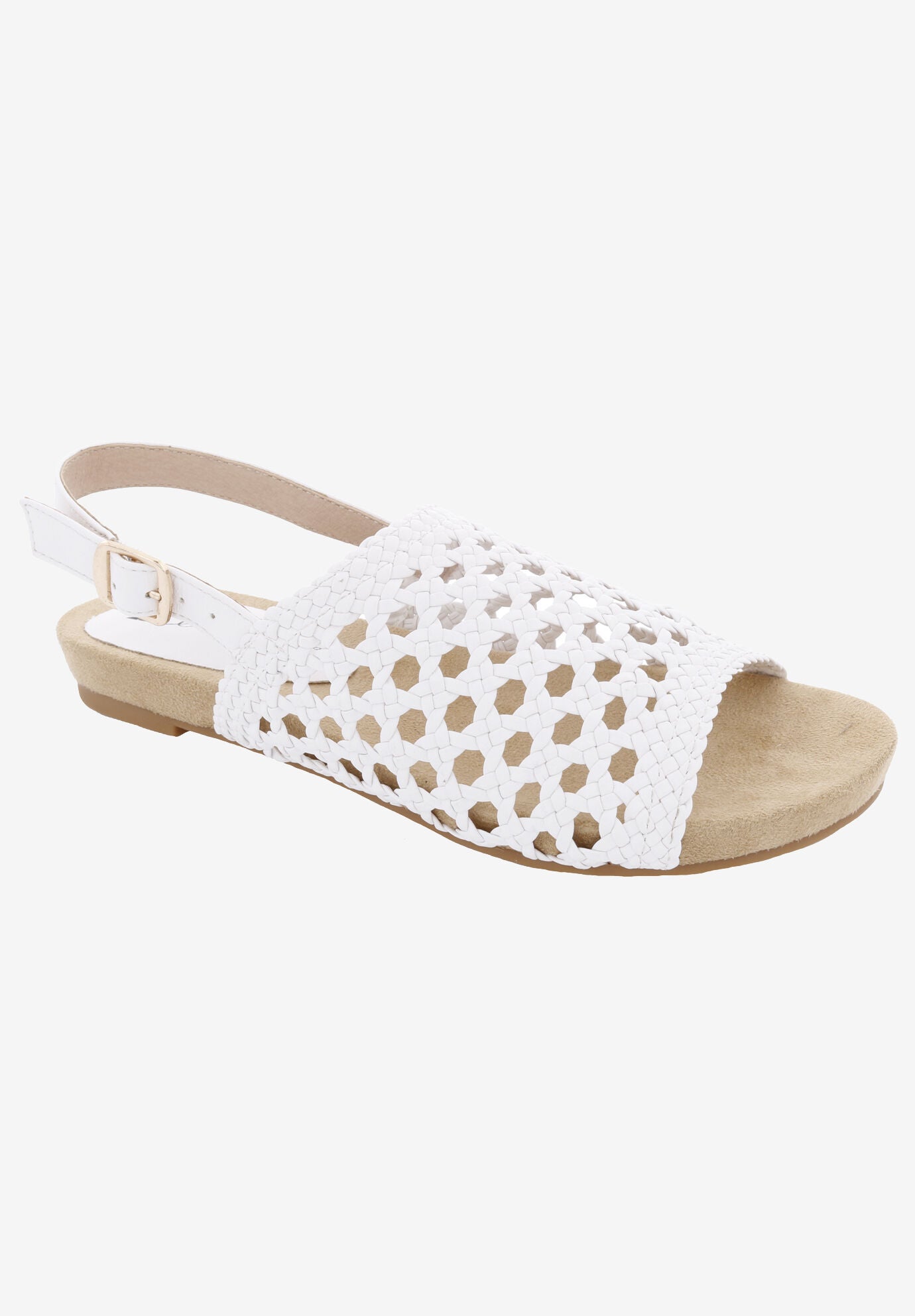Newable Sandal, WHITE WOVEN, hi-res image number 0