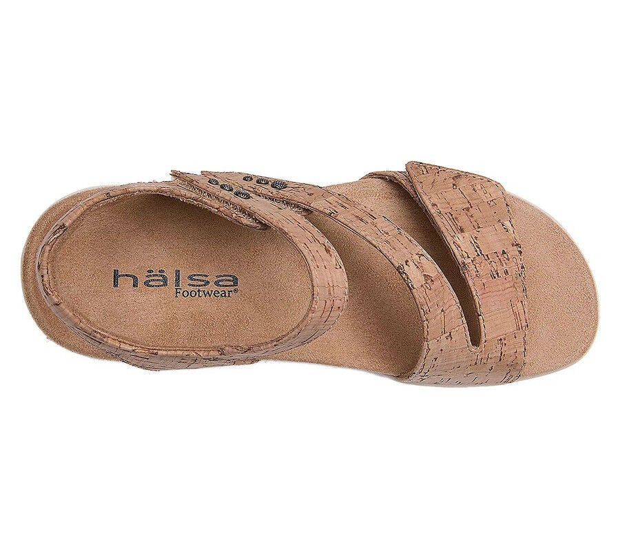 Denia Adjustable Sandal, CORK, alternate image number 3