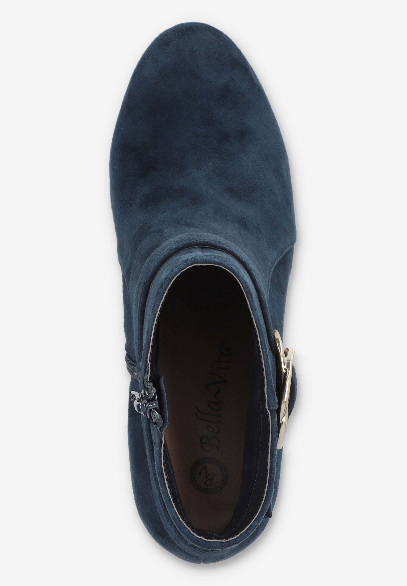 Gamela Dress Ankle Boot, NAVY SUEDE LEATHER, alternate image number 6