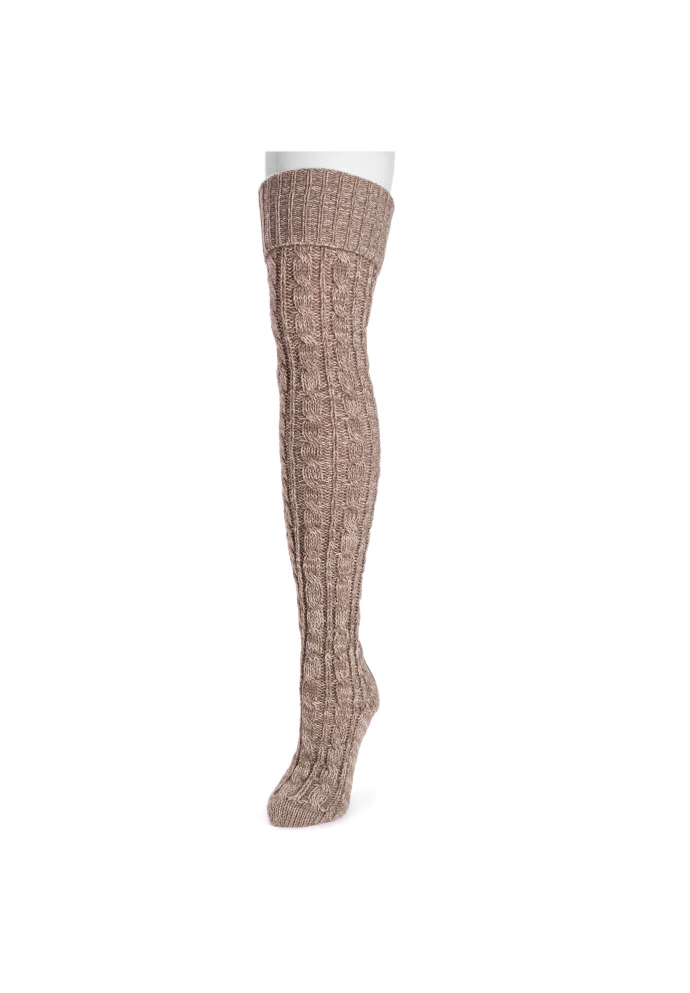 Cable Knit Slipper Socks, , alternate image number 3