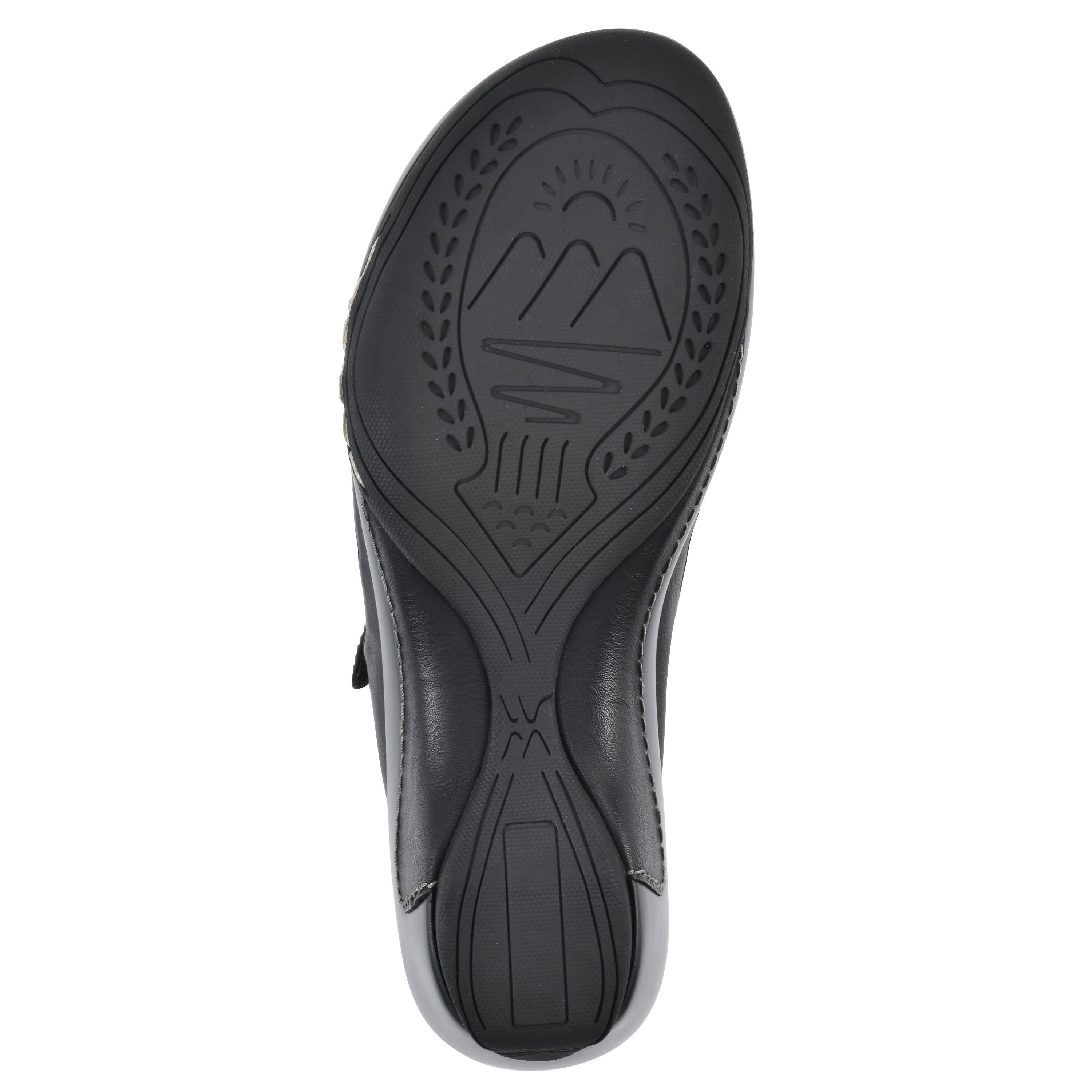 Valencia Slip-On Clog Sandal, BLACK SMOOTH, alternate image number 5