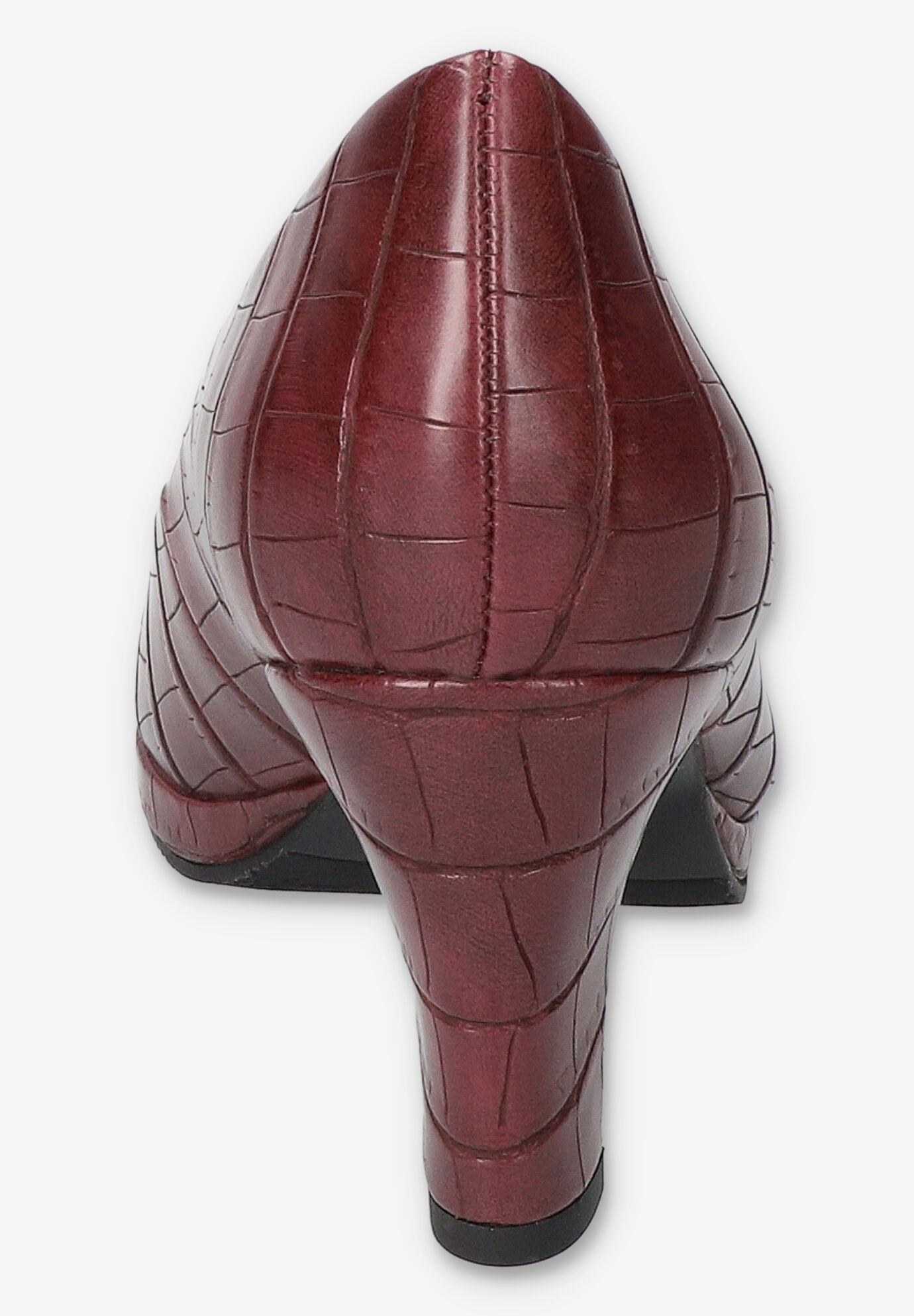 Equinox Platform Pump, BURGUNDY CROCO, on-hover image number 1