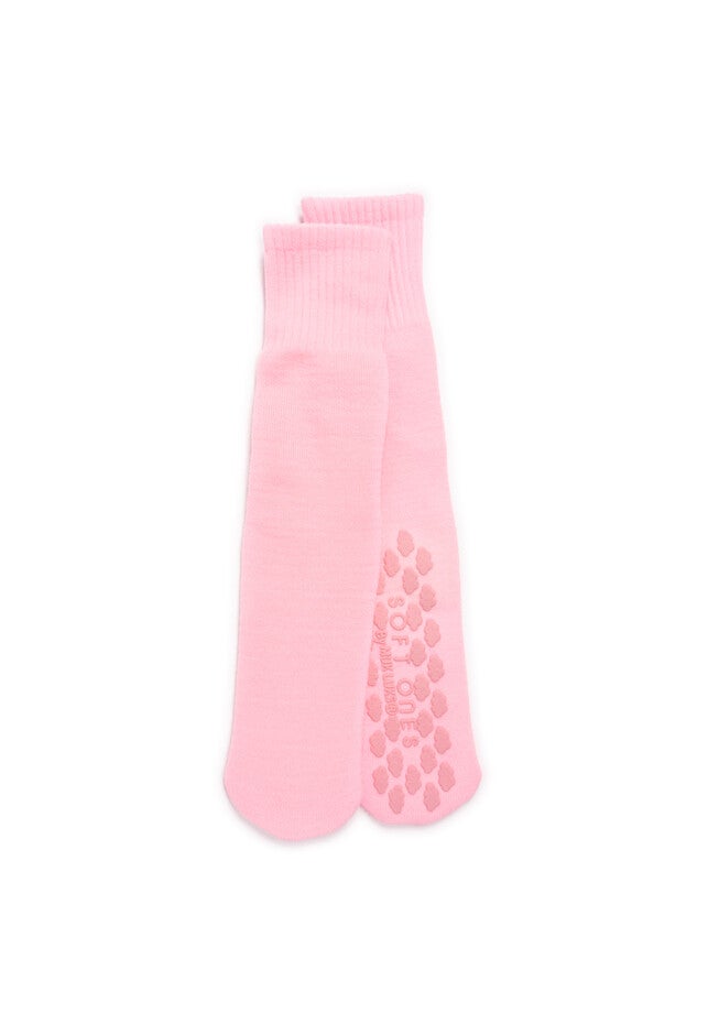Spandex Slipper Socks, PINK, hi-res image number 0