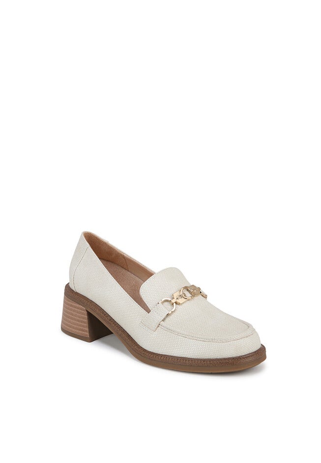 Rate Up Loafer, WHITE FAUX LEATHER, hi-res image number 0