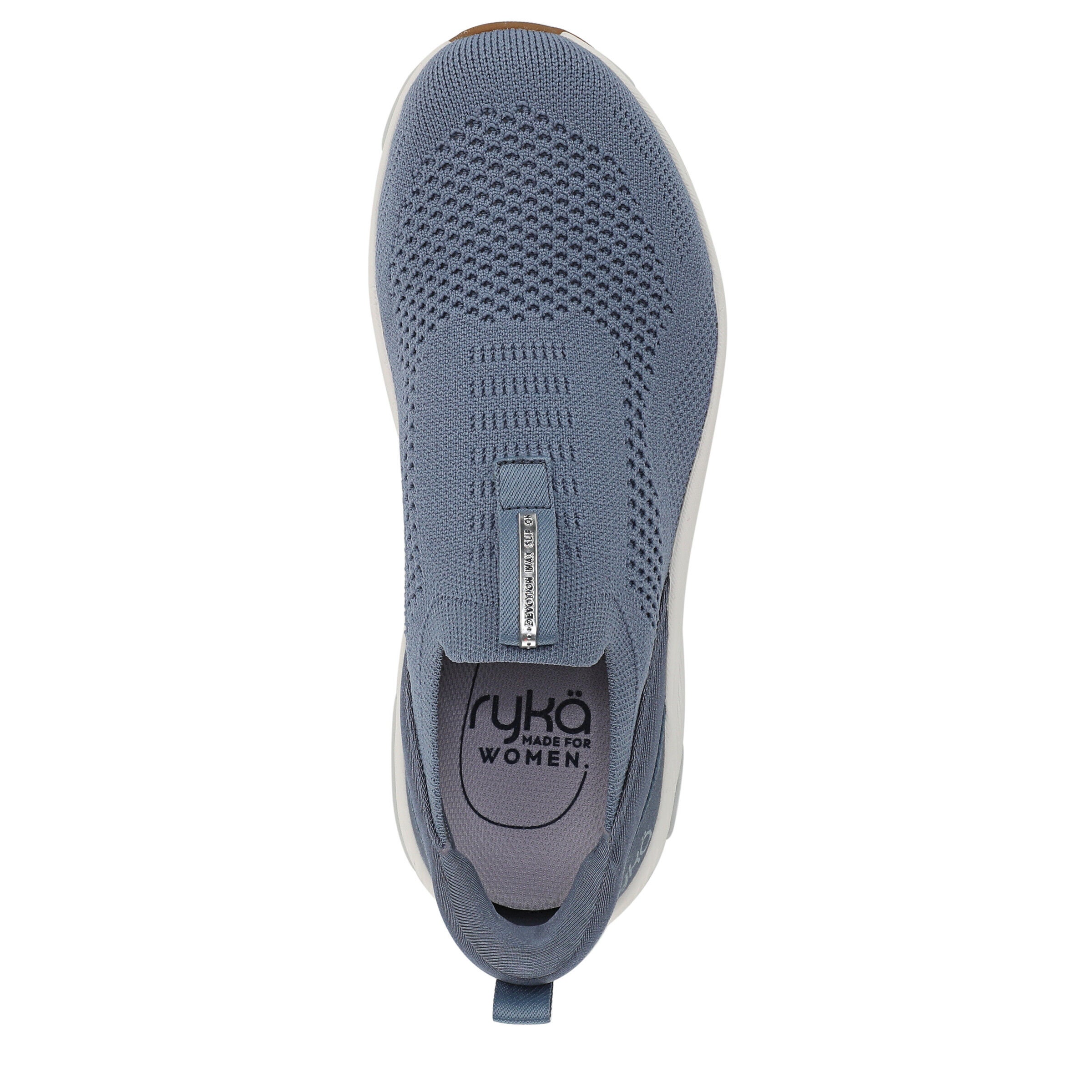 Devotion Max Slip On Sneaker, FLINT BLUE KNIT, alternate image number 6