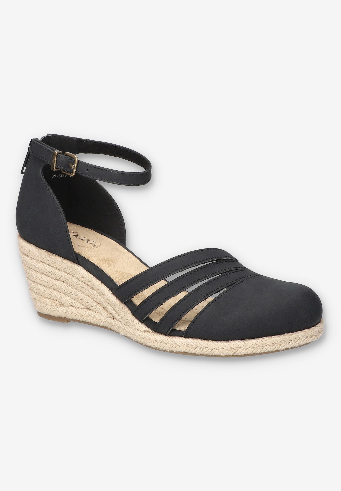 Daytona Espadrille Wedge, BLACK, hi-res image number 0