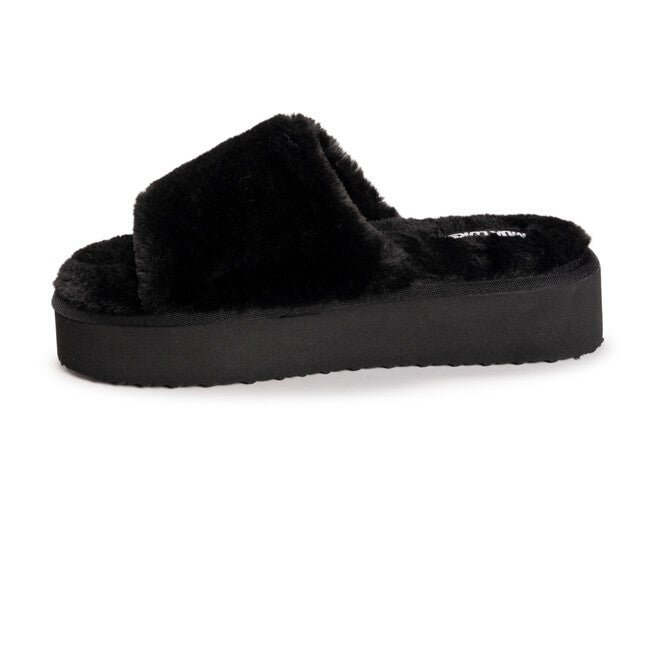 Platform Slide Slipper, BLACK, alternate image number null
