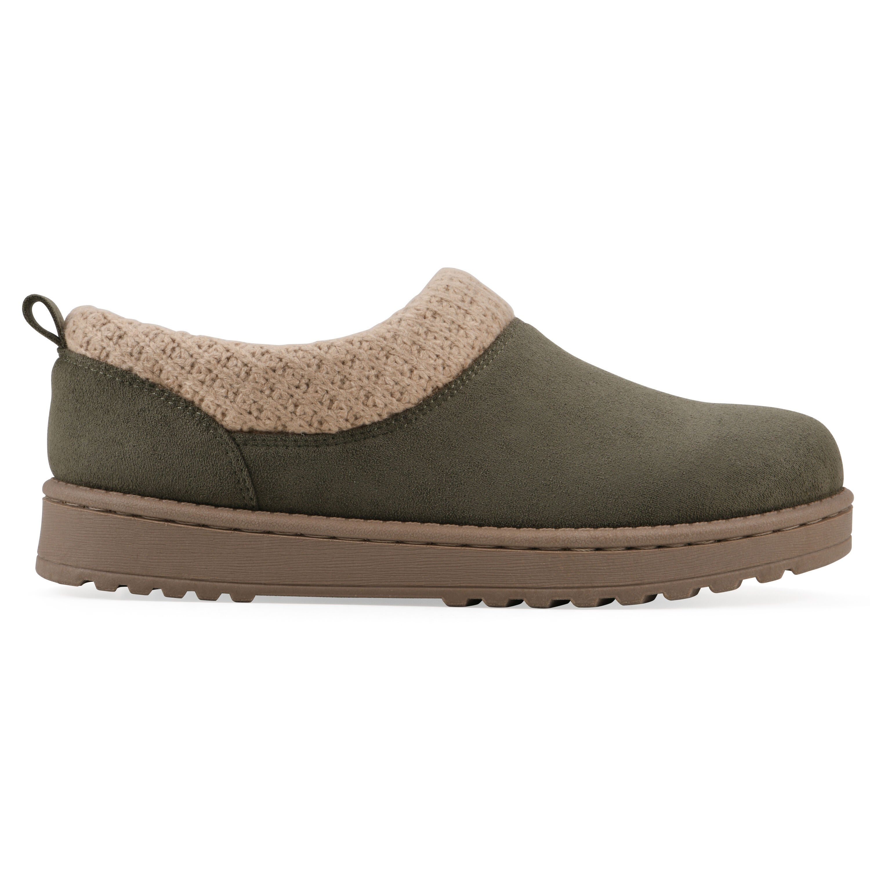 Iceboat Slip-on Clog, OLIVE FABRIC, alternate image number 2