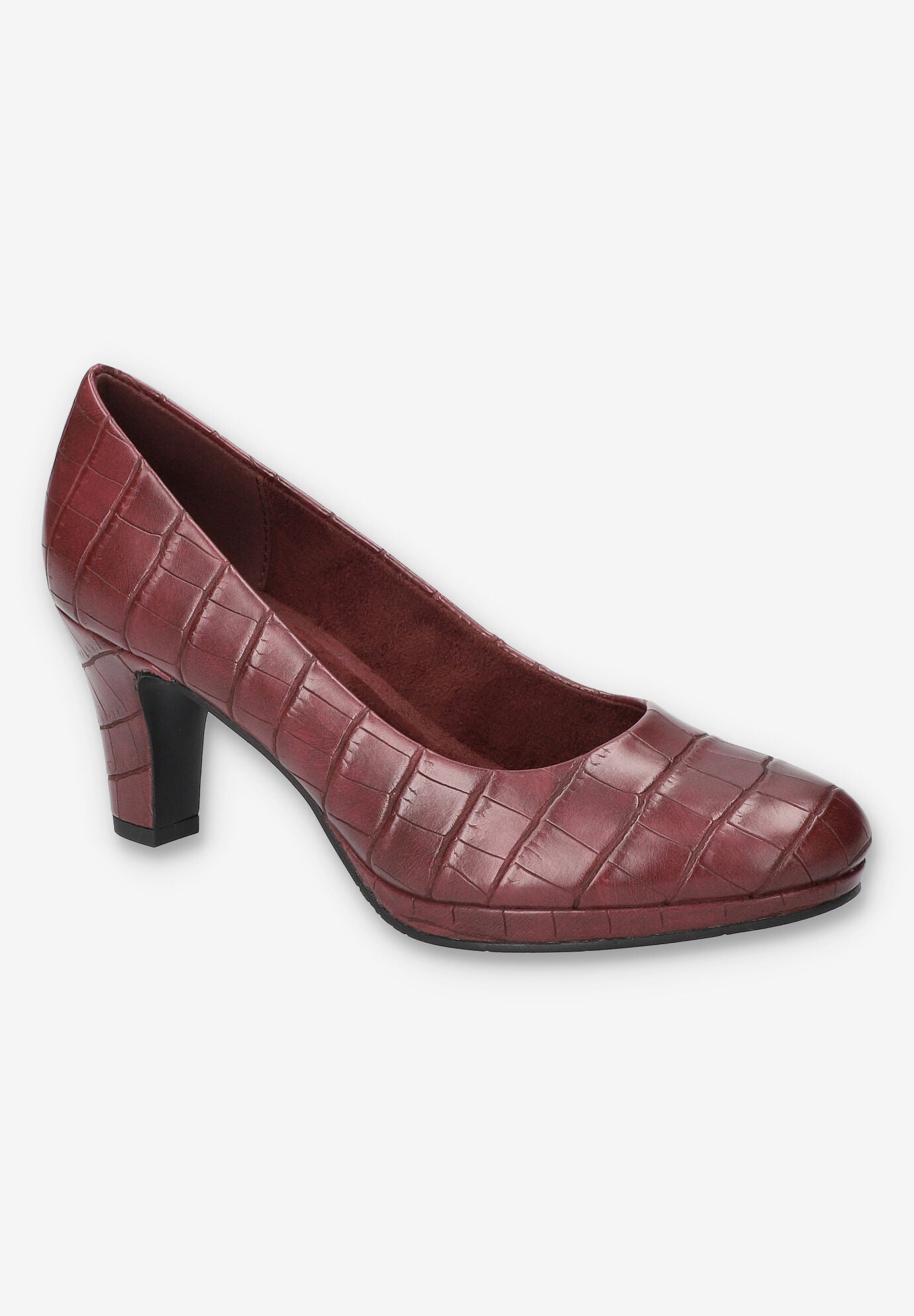 Equinox Platform Pump, BURGUNDY CROCO, hi-res image number 0
