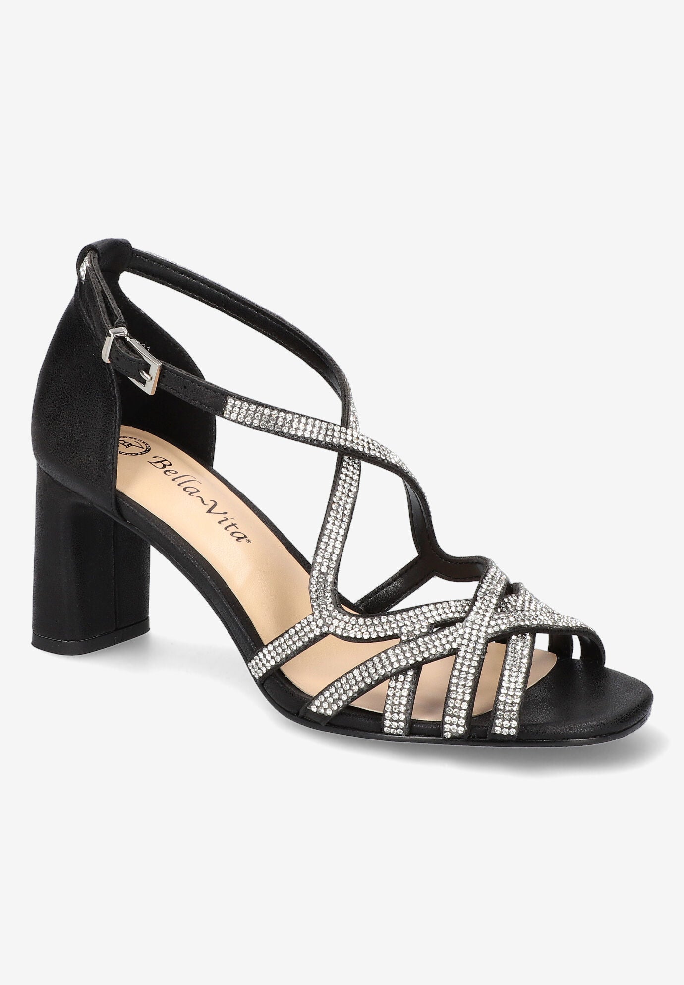 Aliette Sandals, BLACK METALLIC, hi-res image number 0