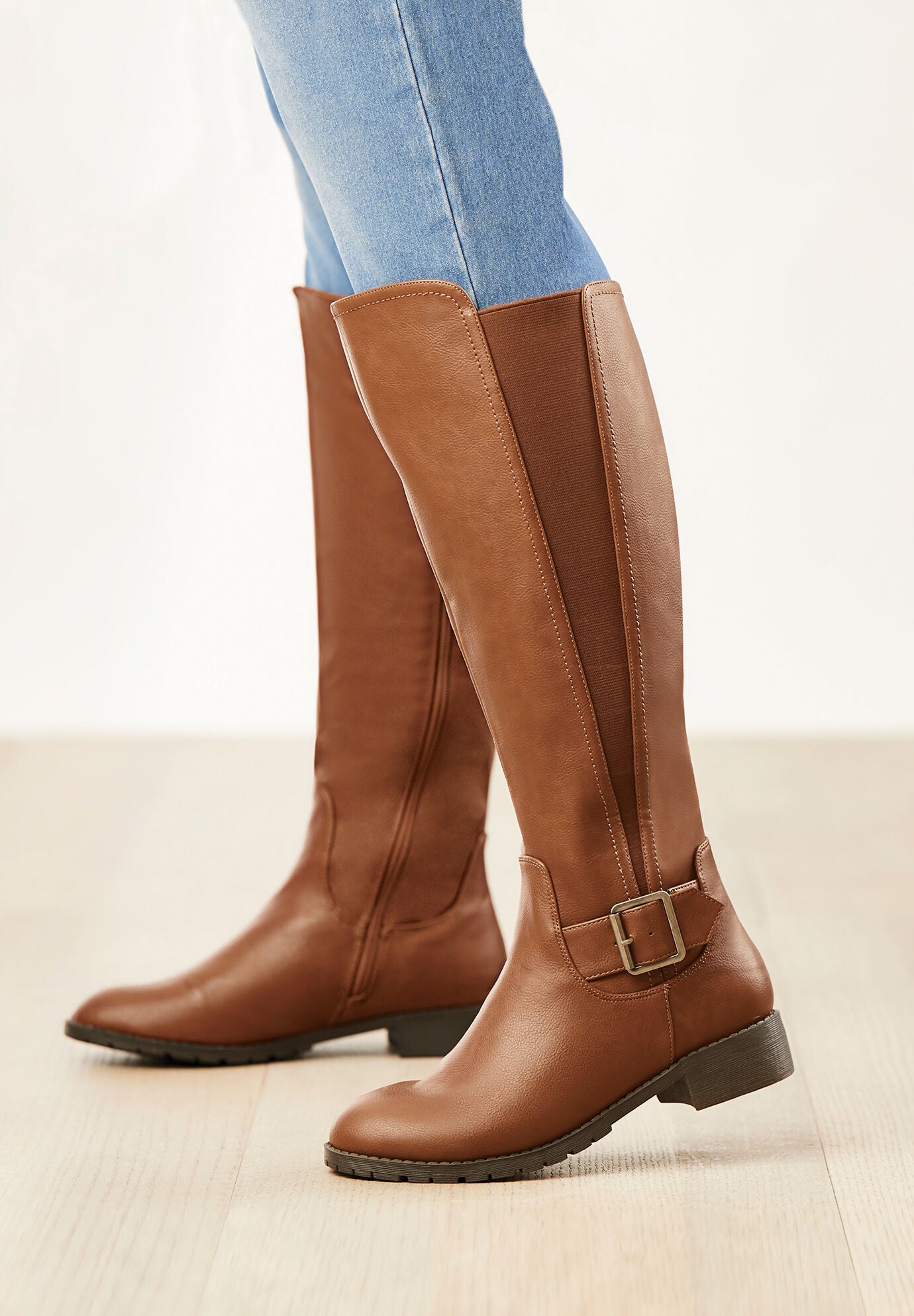 Wide leg boots womens best sale